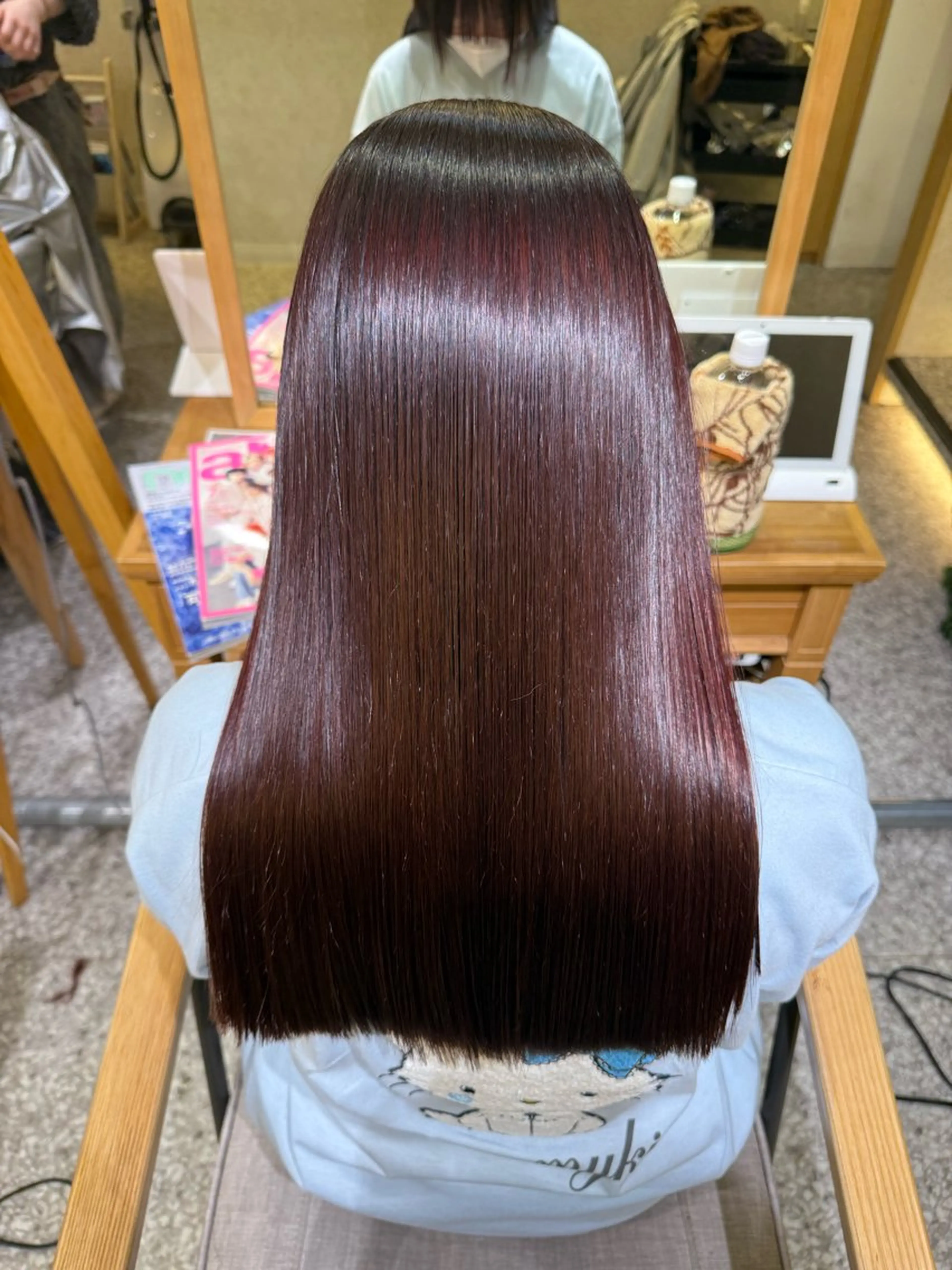 ロング カット ヘアカラー 縮毛矯正 トリートメント 🌷透明感/ボブ/ Ayana🌷のヘアスタイル