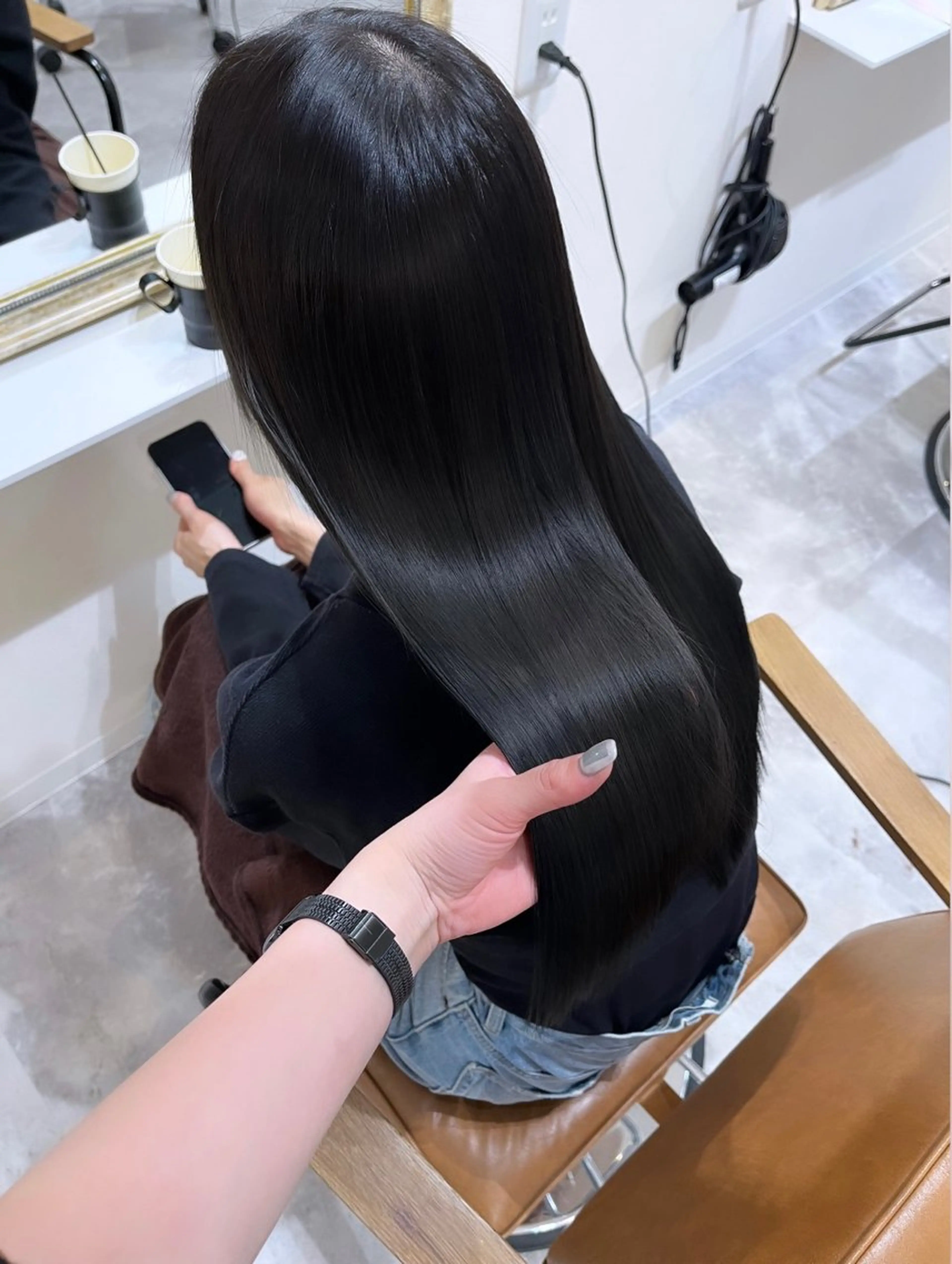 ロング カラー トリートメント 梅田/髪質改善カラー ❄︎ mikiのヘアスタイル