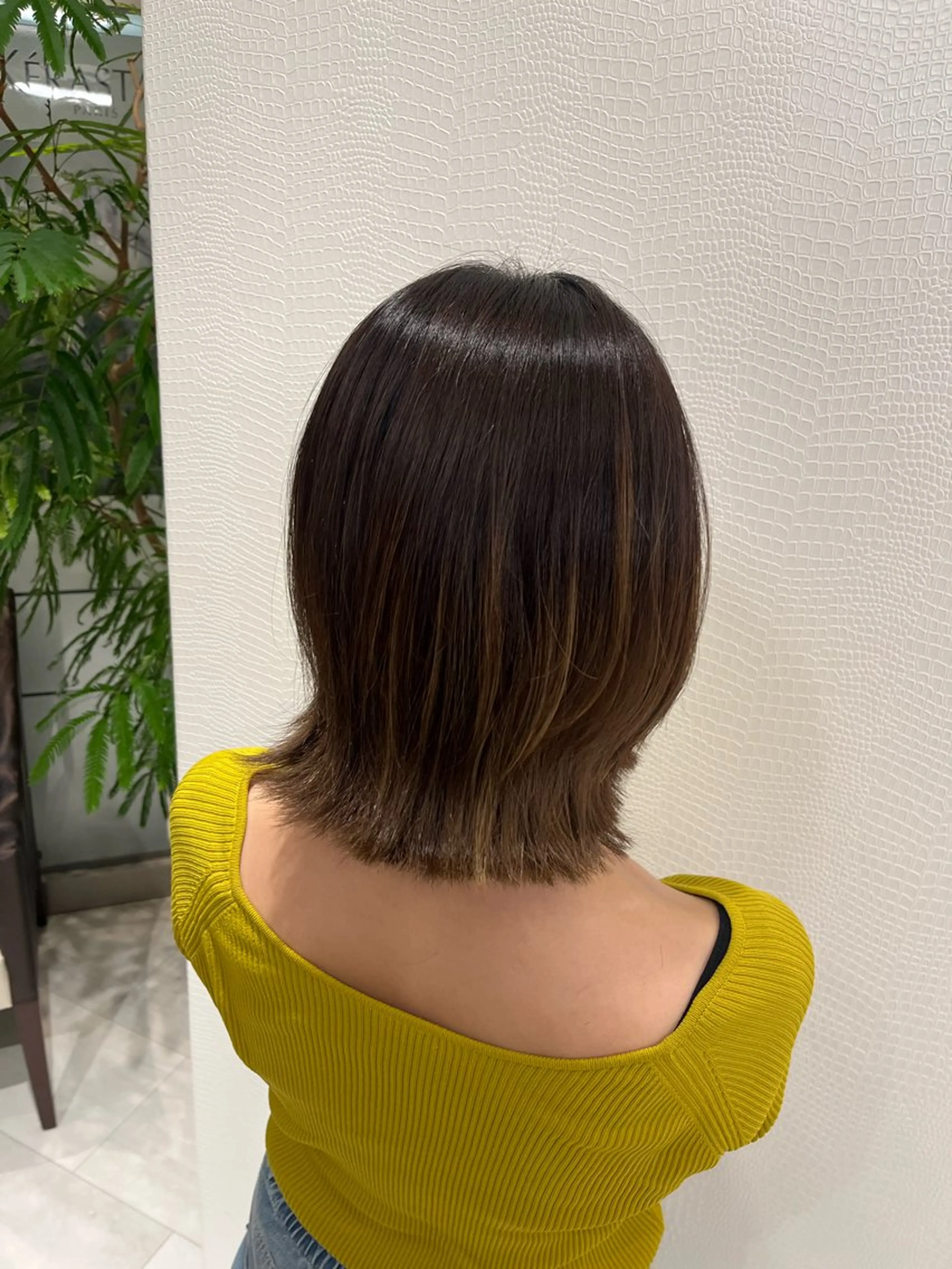 ミディアム 藤原 智恵のヘアスタイル
