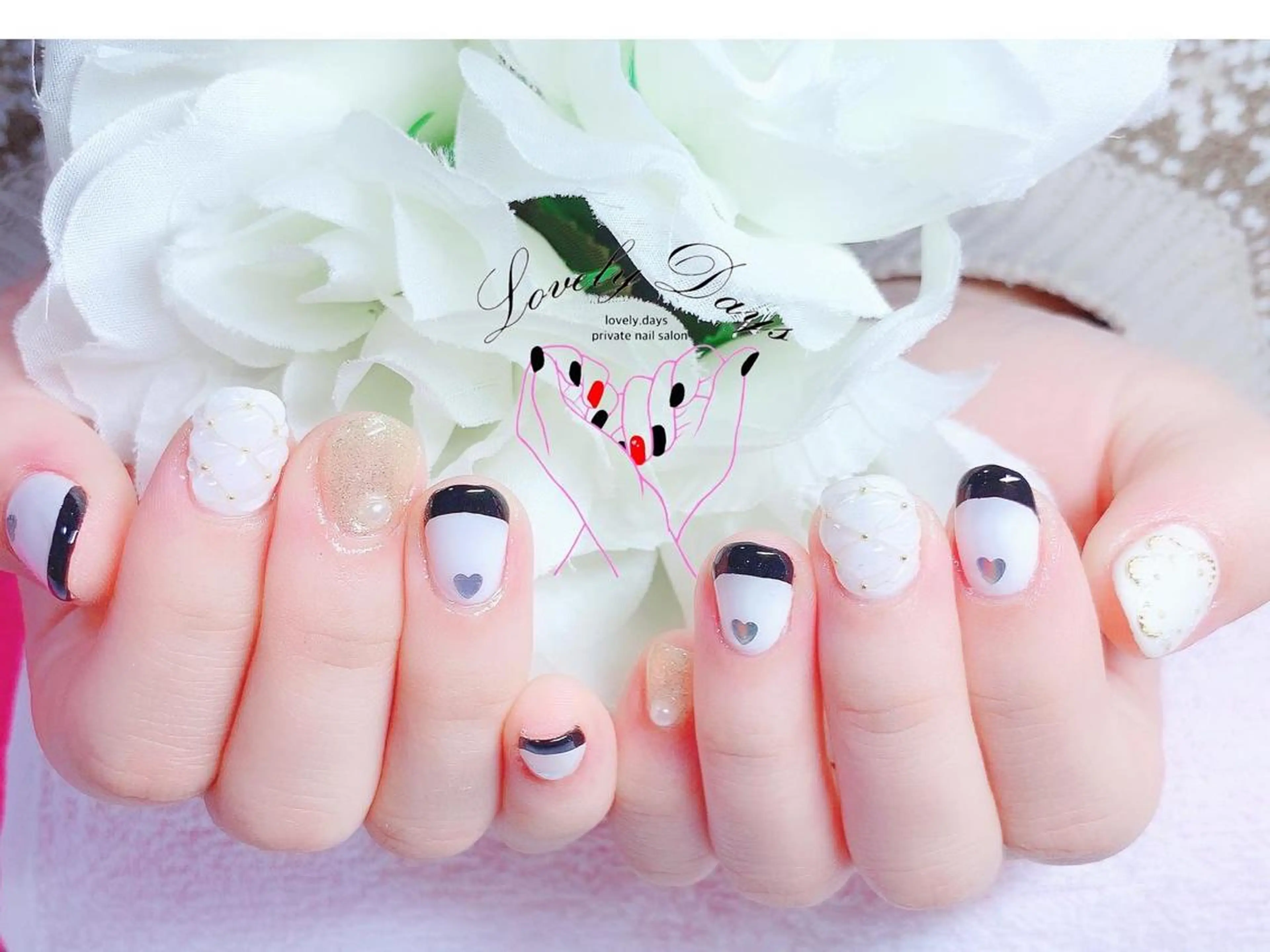 ネイル 持ち込み ハンドネイル LovelyDays ゆいのネイルデザイン