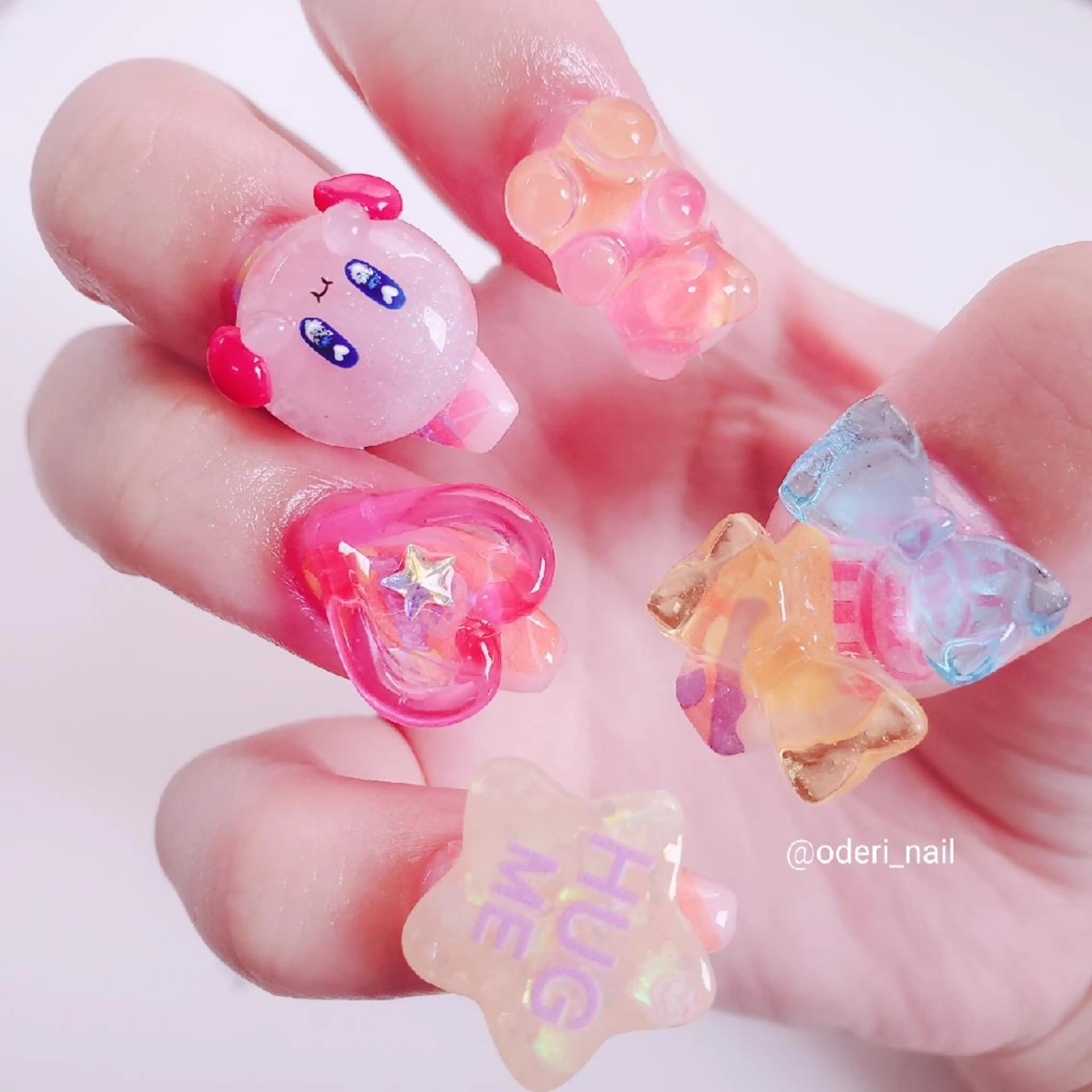 ネイル アートネイル ジェルネイル おで@ oderi_nailのネイルデザイン