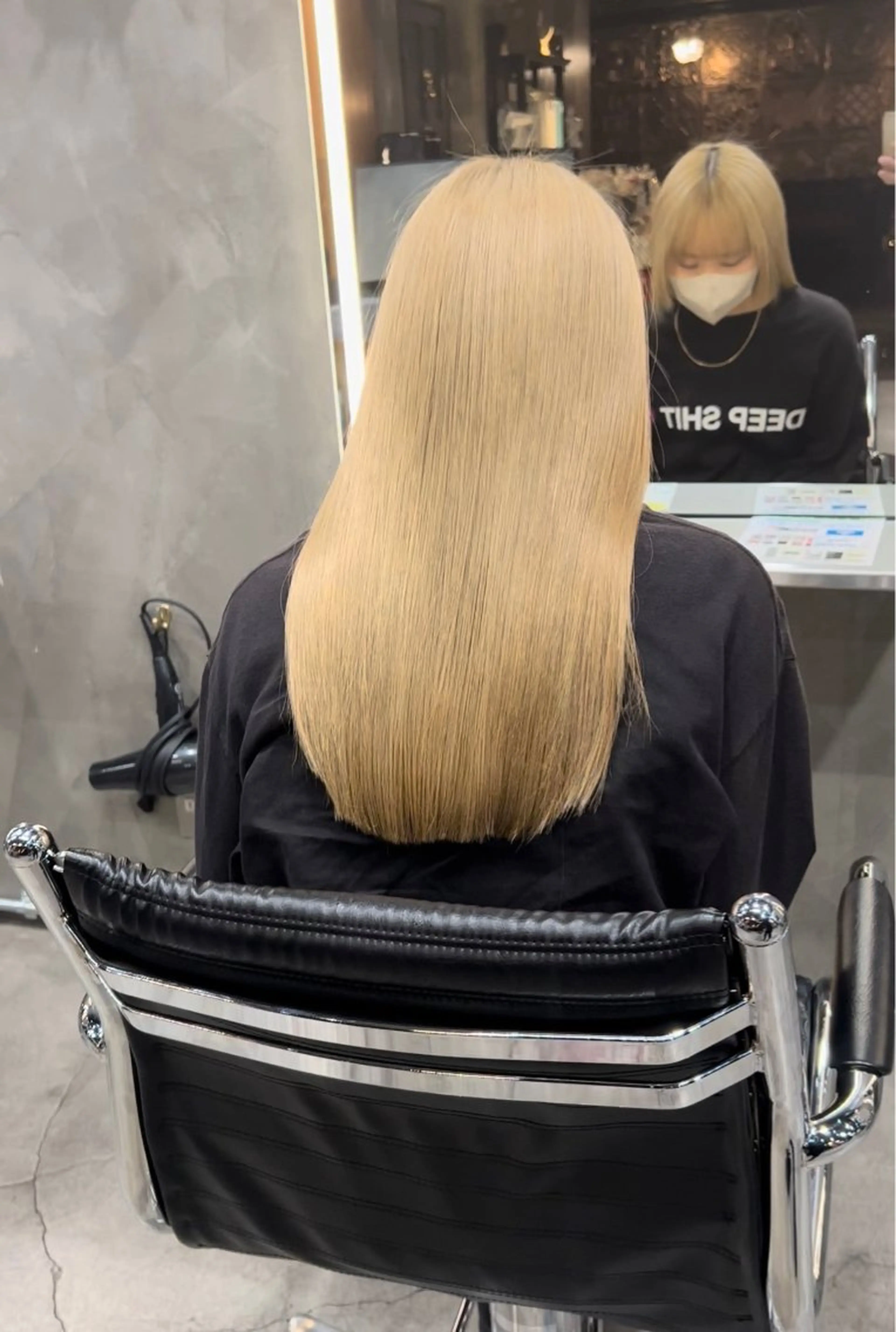 カラー ブリーチ 髪質改善 縮毛矯正 酸性ストレート ヘアカラー 縮毛矯正 GO TODAY 原宿本店所属・🎁曲がる縮毛矯正 /DAIKIのヘアスタイル