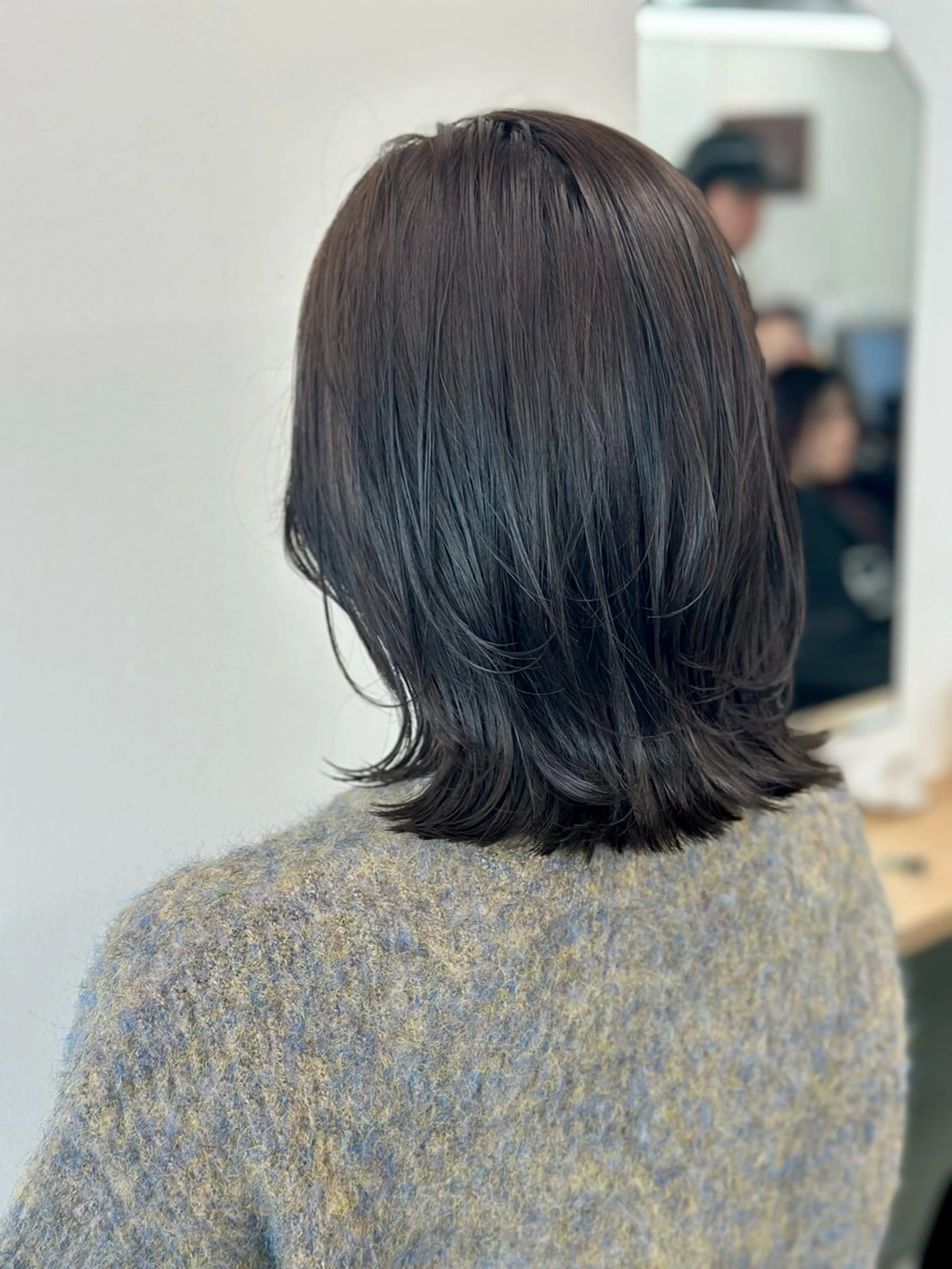 ミディアム カラー カット ヘアカラー トリートメント ブリーチなし/レイヤ ー特化🌈Tommyのヘアスタイル