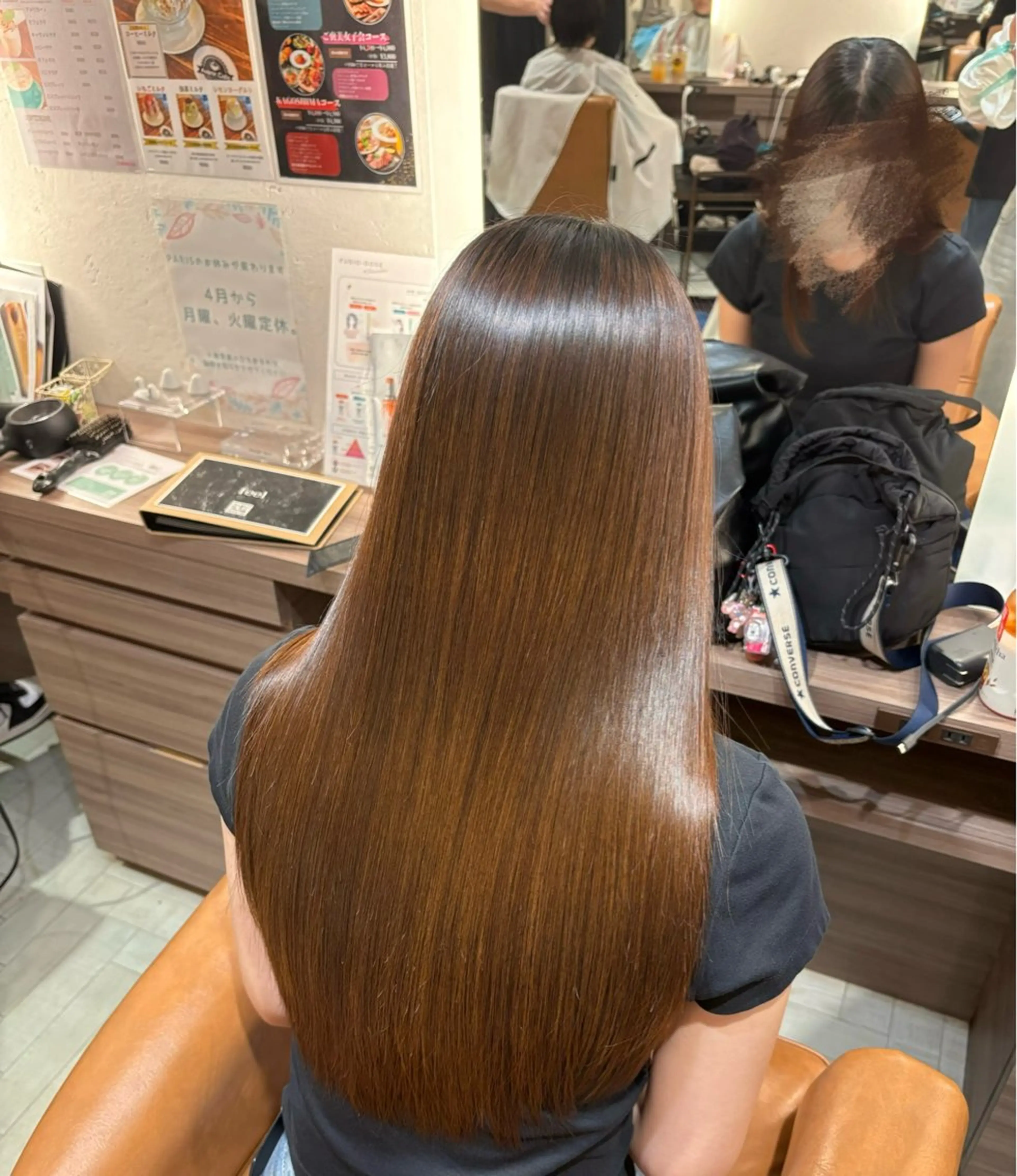 ロング カット 縮毛矯正 トリートメント 西元 群/艶髪/髪質改善のヘアスタイル