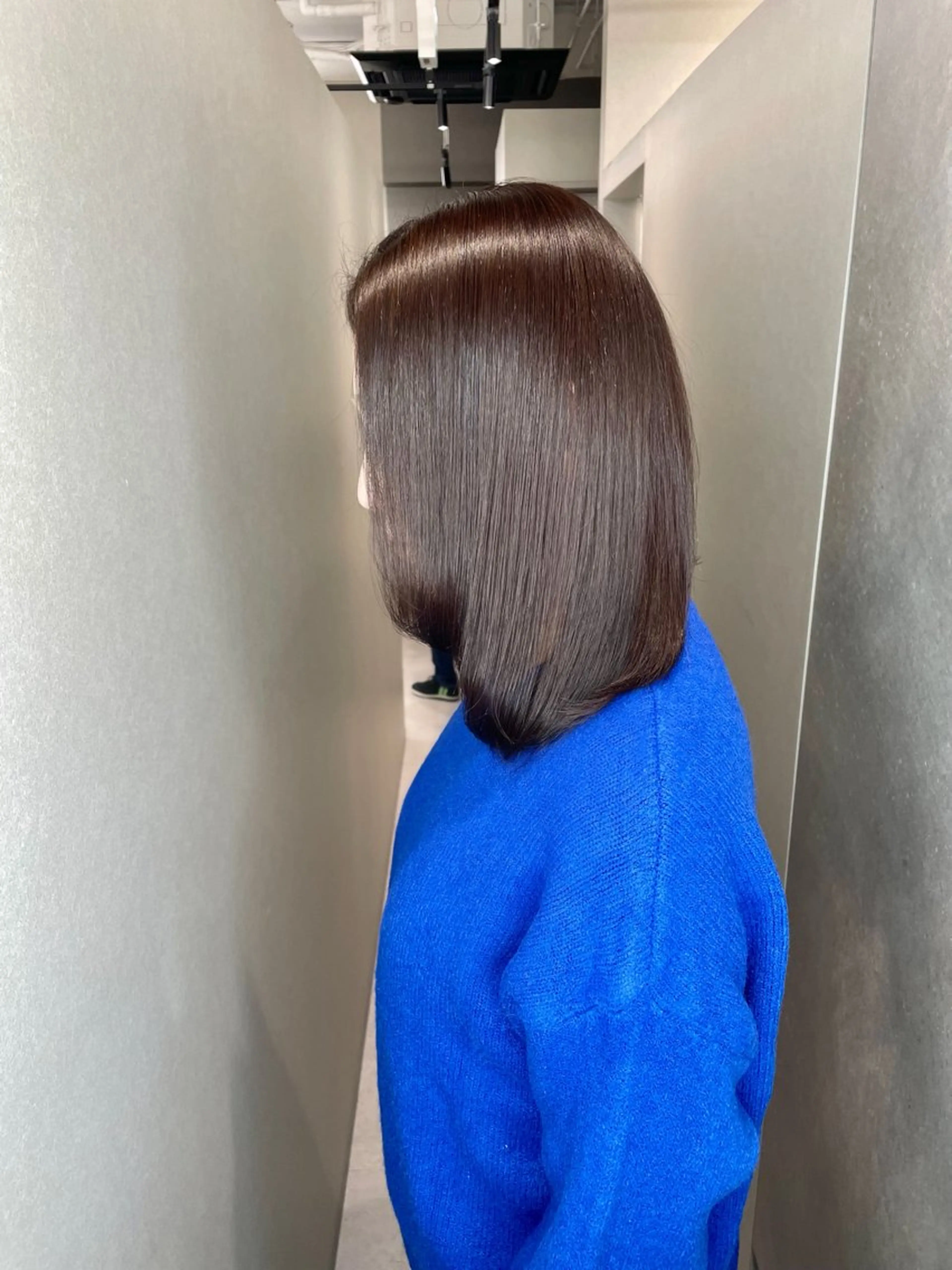 ミディアム カラー 透明感カラー 髪質改善 ヘアカラー トリートメント 今井 勝也のヘアスタイル