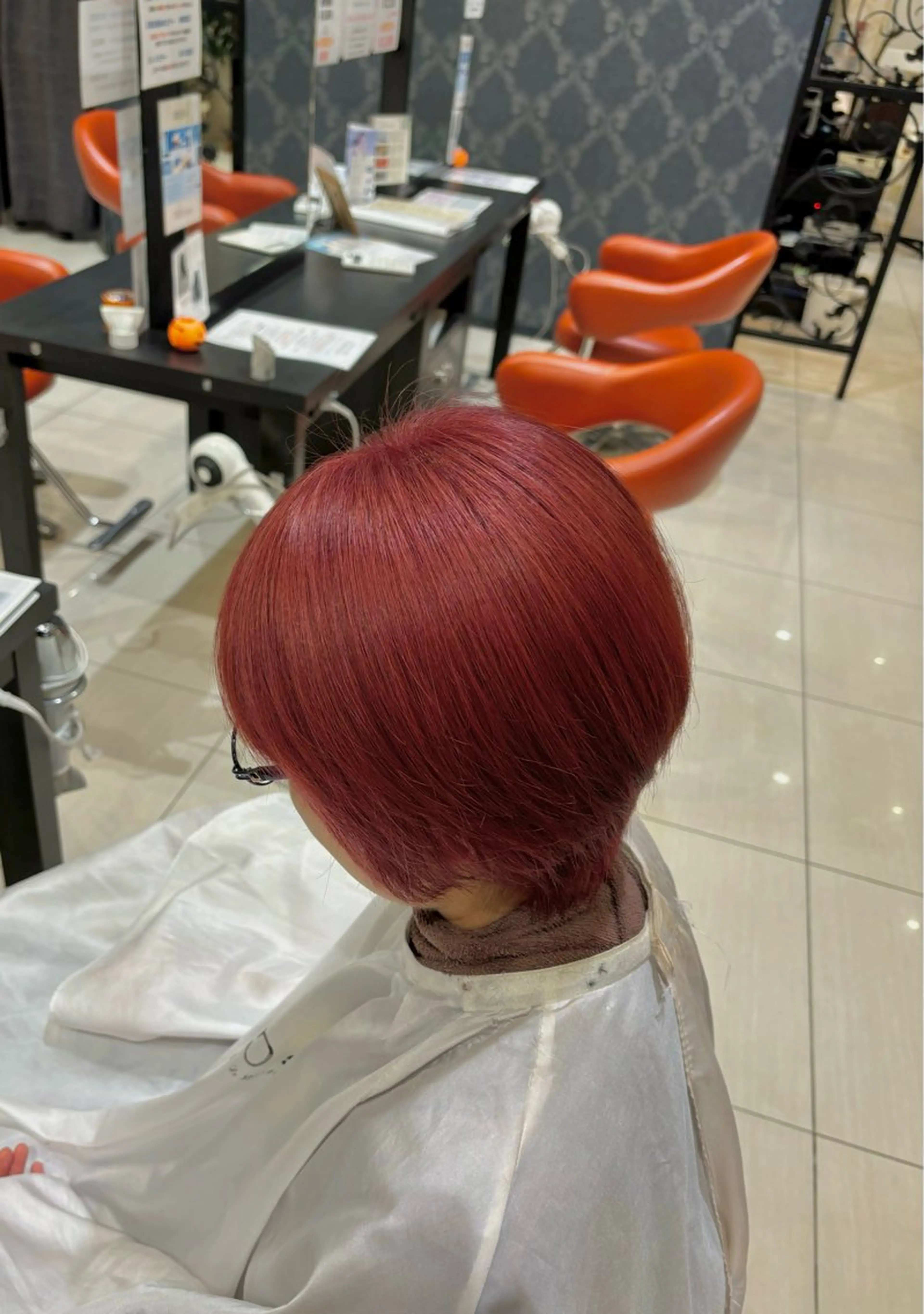 カラー 阿部 脩平のヘアスタイル