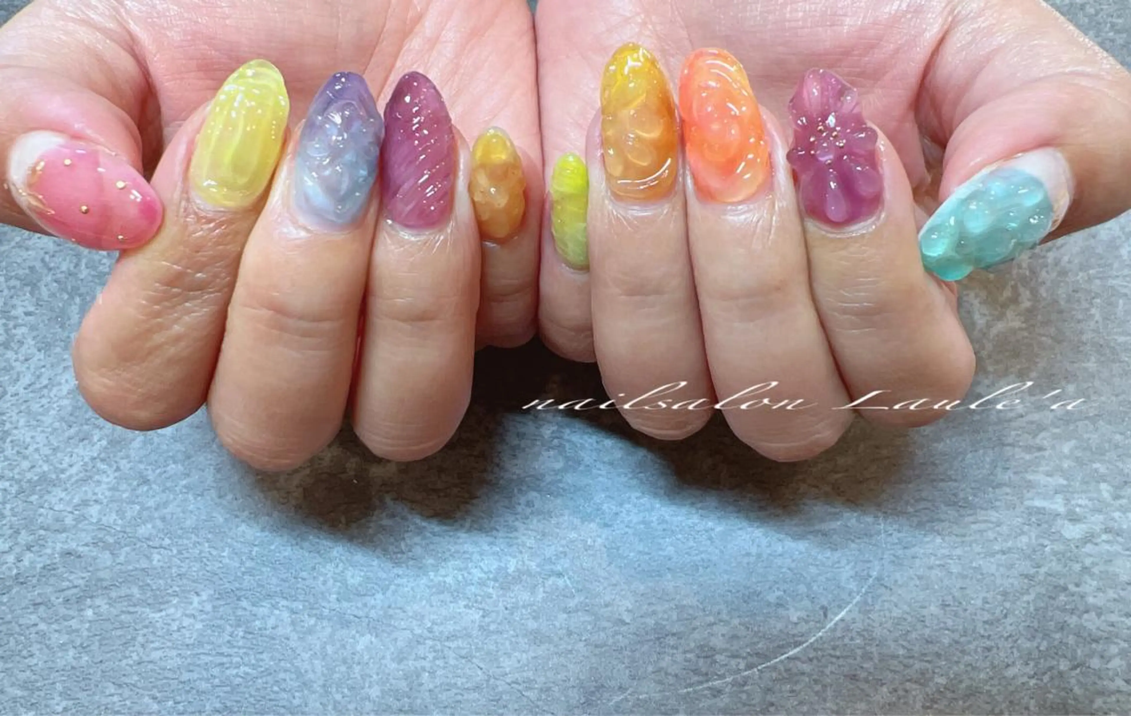 ネイル ハンドネイル nailsalon Laule'aのネイルデザイン