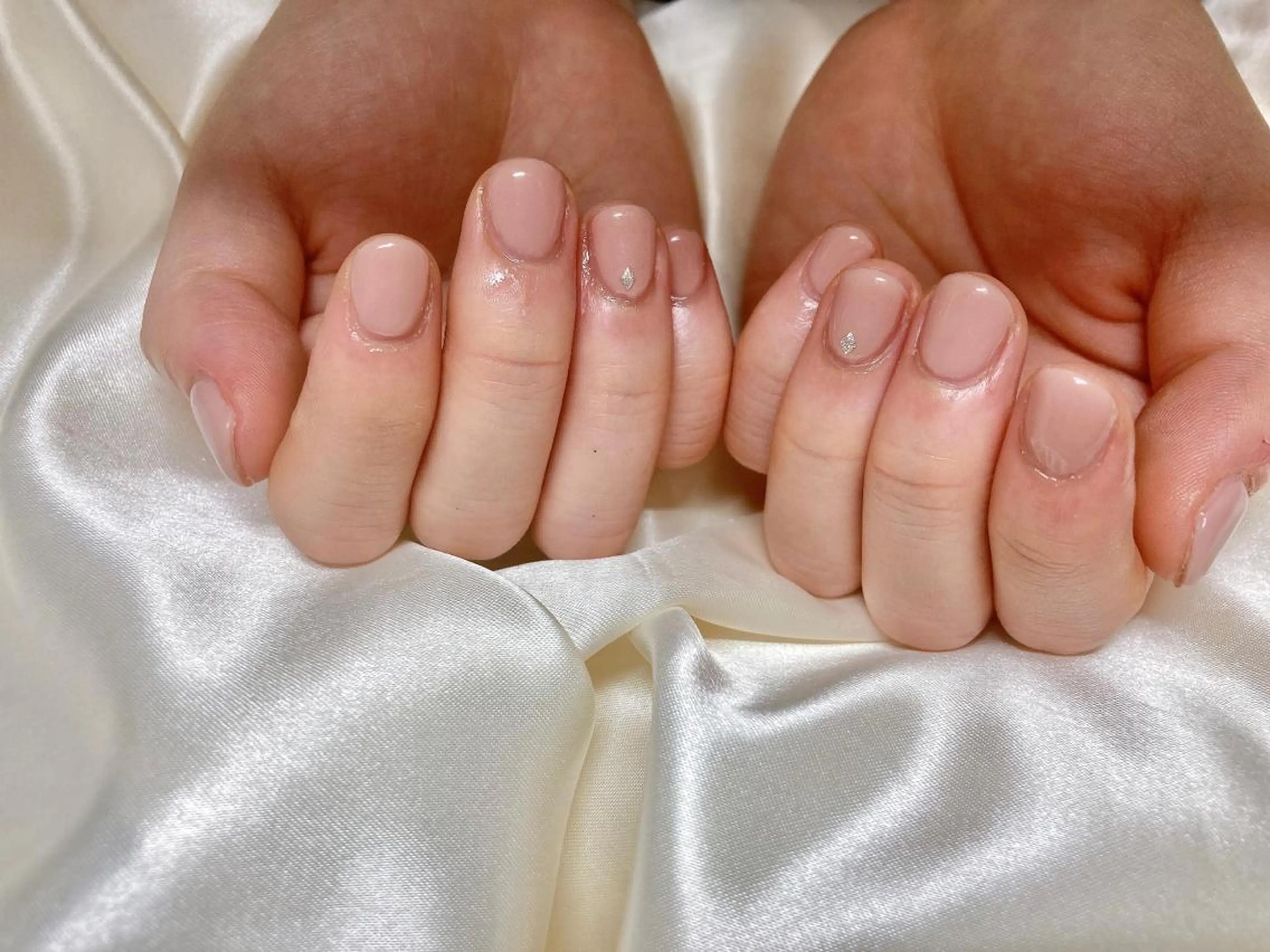 ネイル ワンカラーネイル ハンドネイル Mogu nail 二子玉川のネイルデザイン