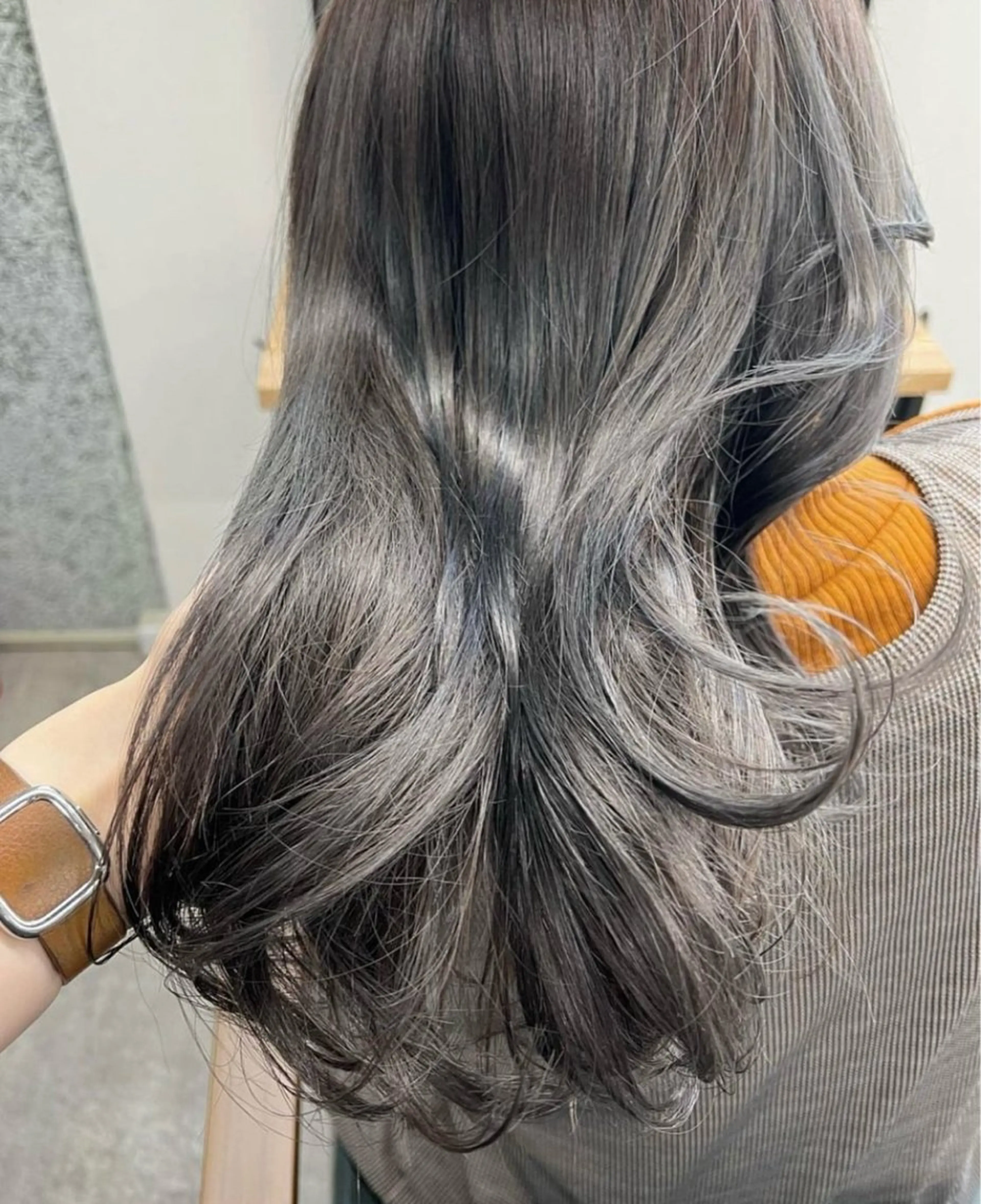 カラー Una並木坂  透明感カラー＆髪質改善＆韓国ヘア所属・松本 凜那のヘアスタイル