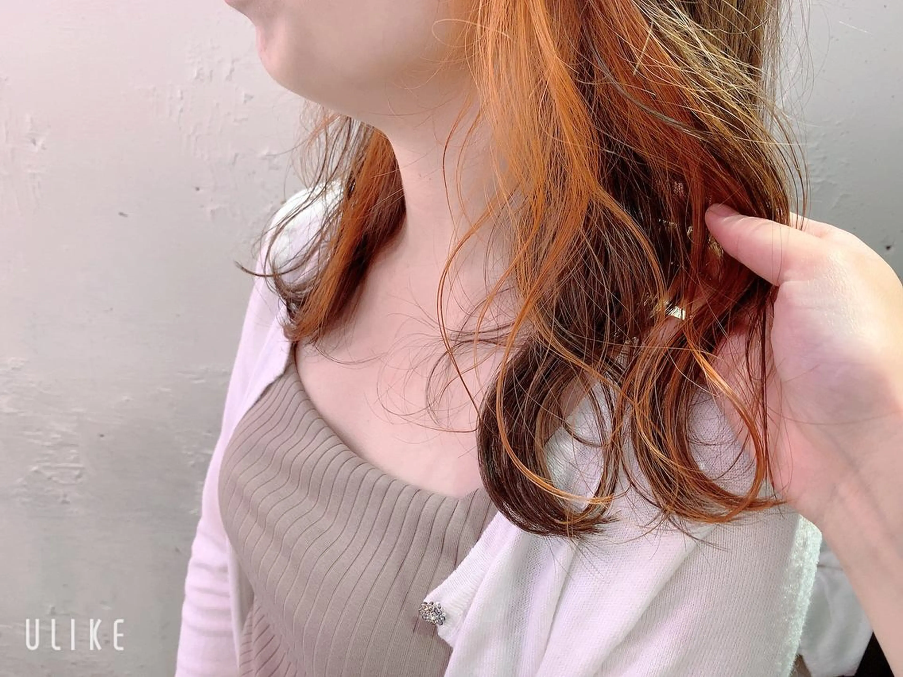 セミロング カラー 髙橋 優菜のヘアスタイル