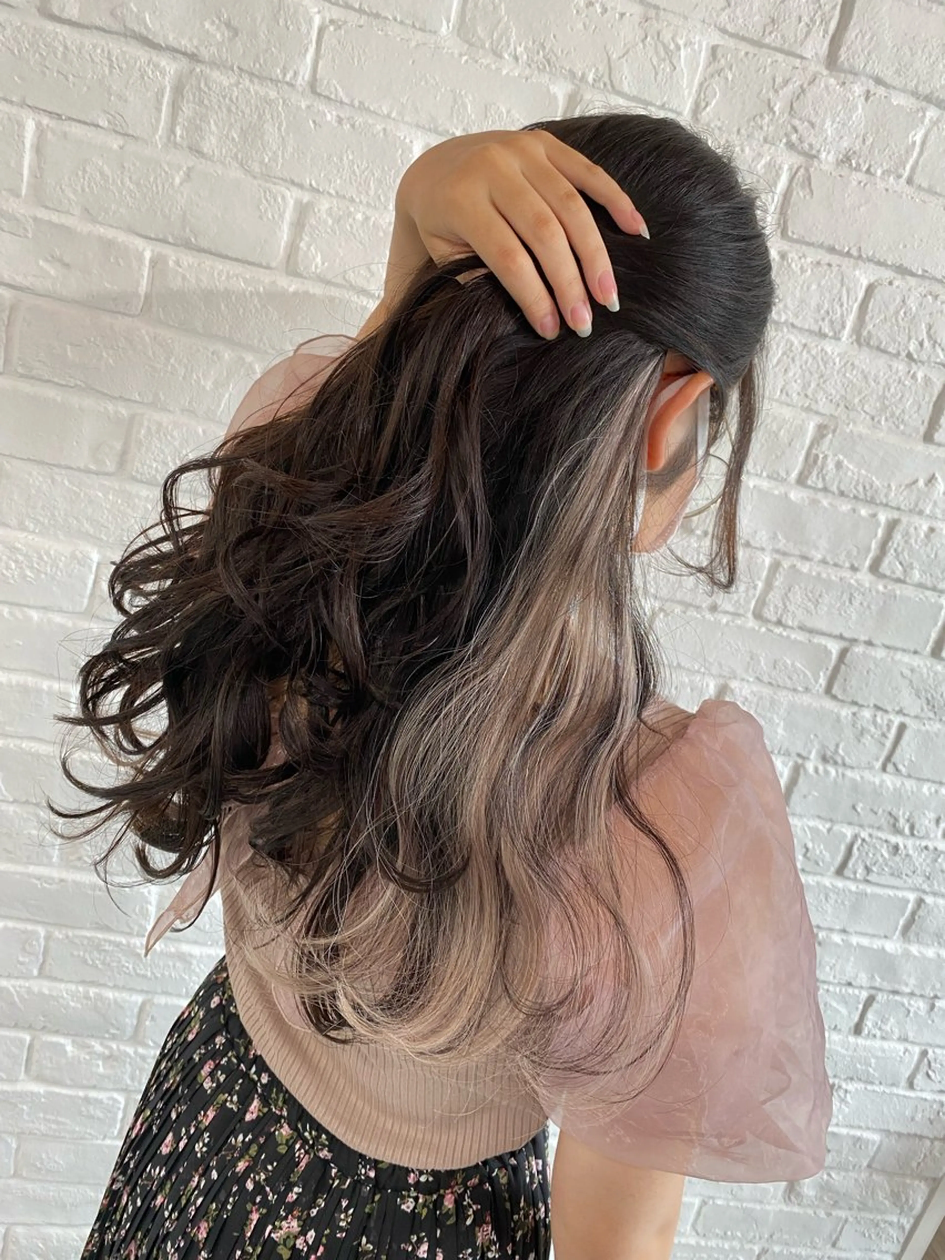 カラー ヘアカラー トリートメント 🪄🫧エクステ／ 神田衣織のヘアスタイル