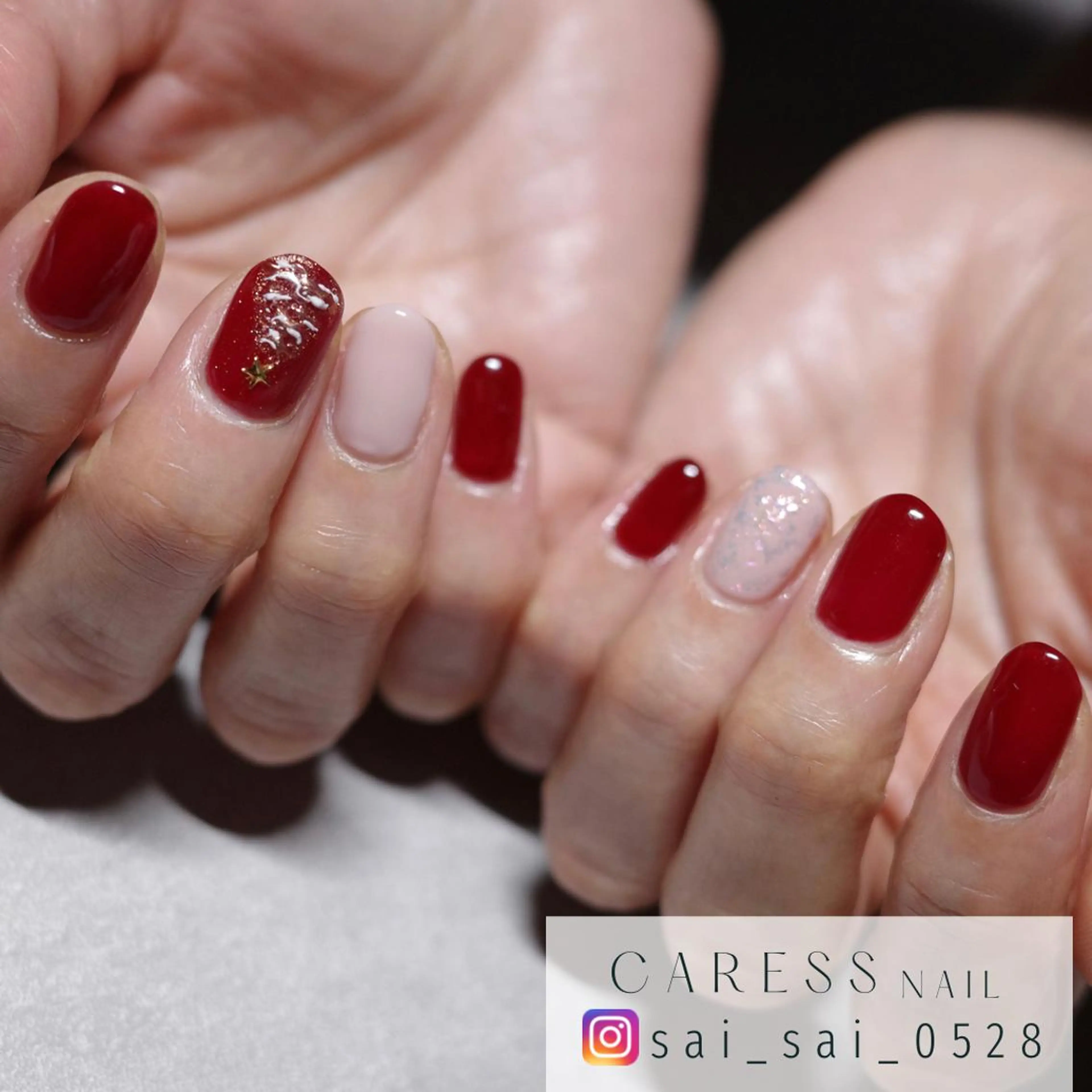 ネイル caress  nail カレスネイル　代々木上原所属・カレスネイル さいのネイルデザイン