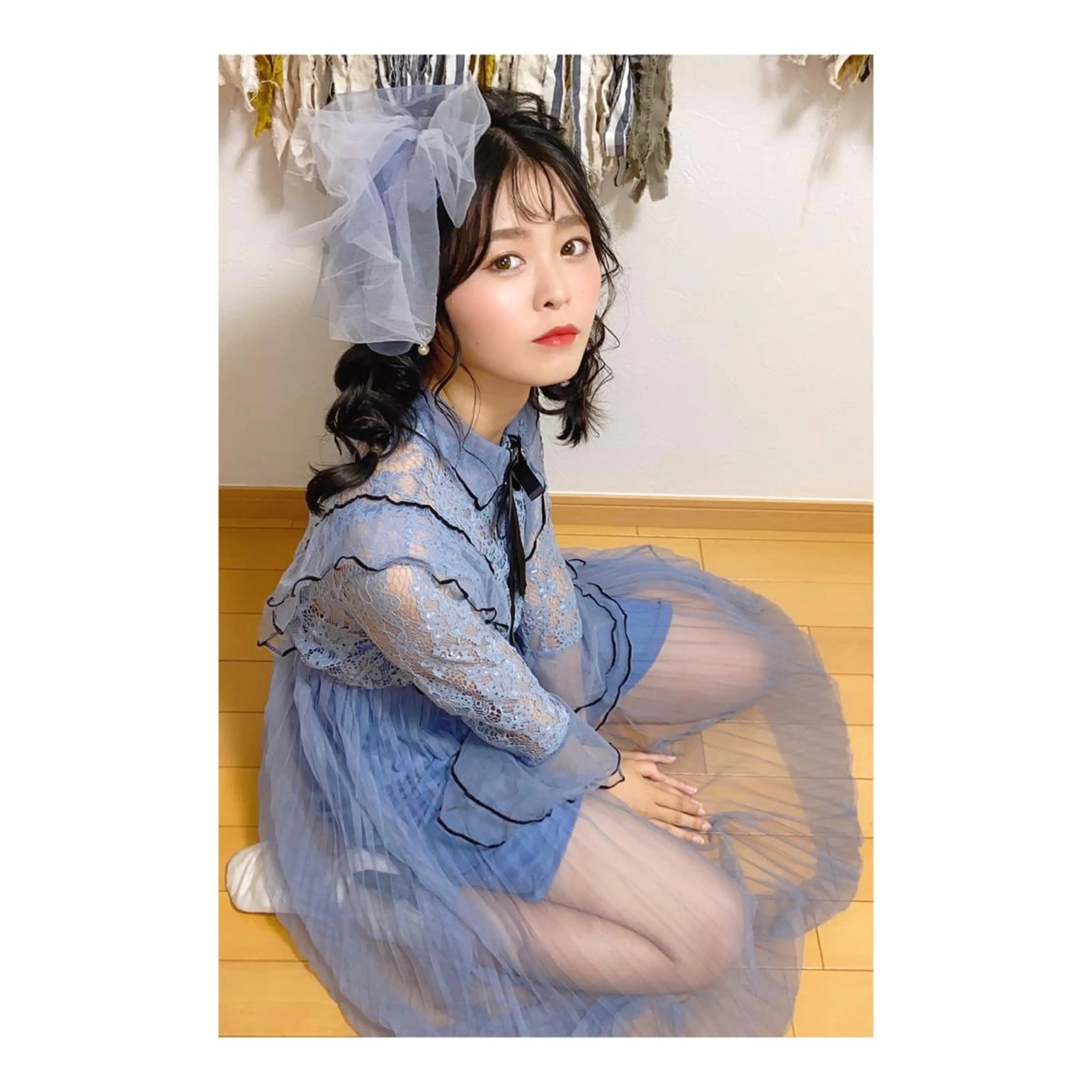 ロング ヘアアレンジ ヘアアンドメイクムタ 新居のヘアスタイル