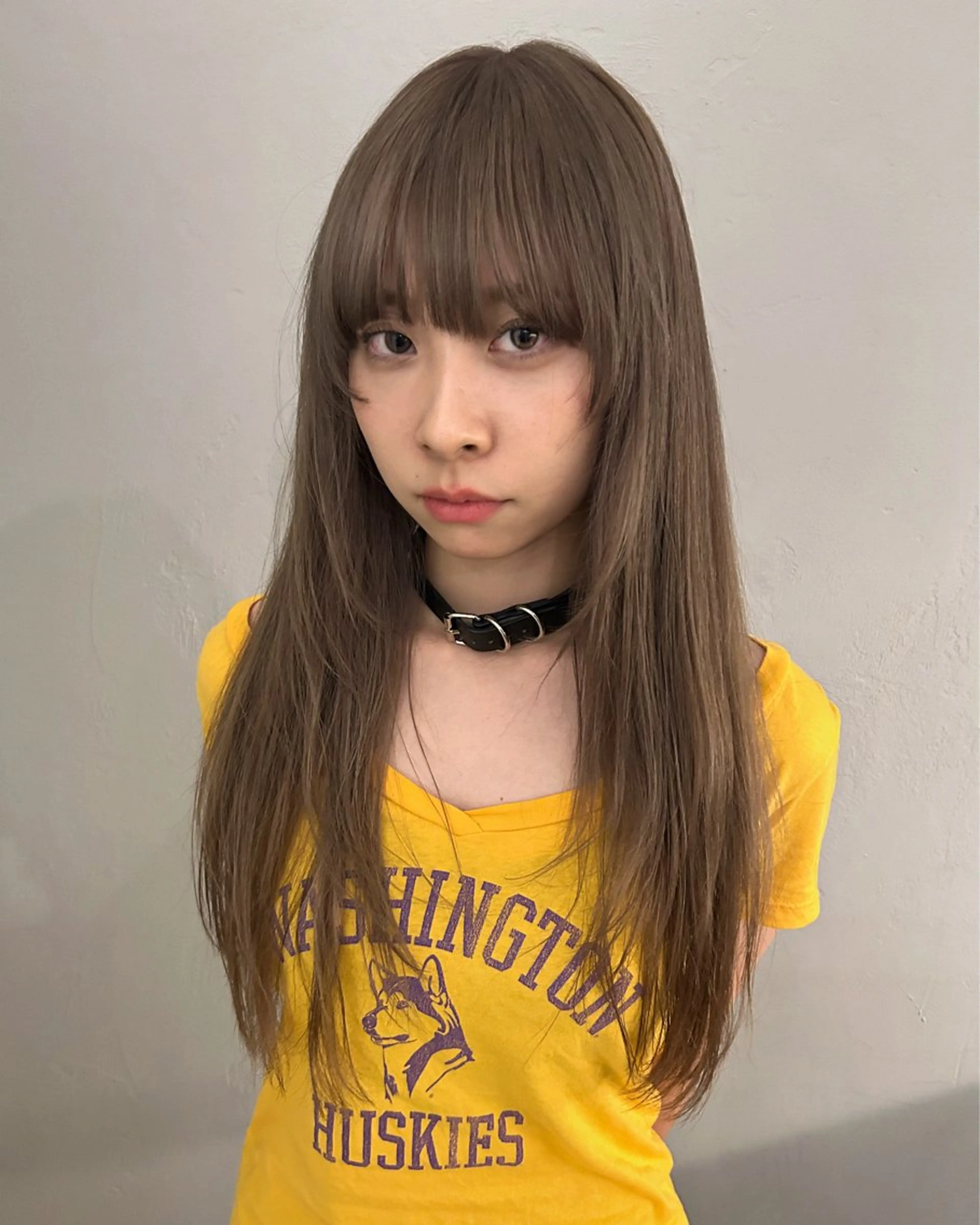 ロング カラー ケアパーマ/ケアブリ ーチdaisukeのヘアスタイル