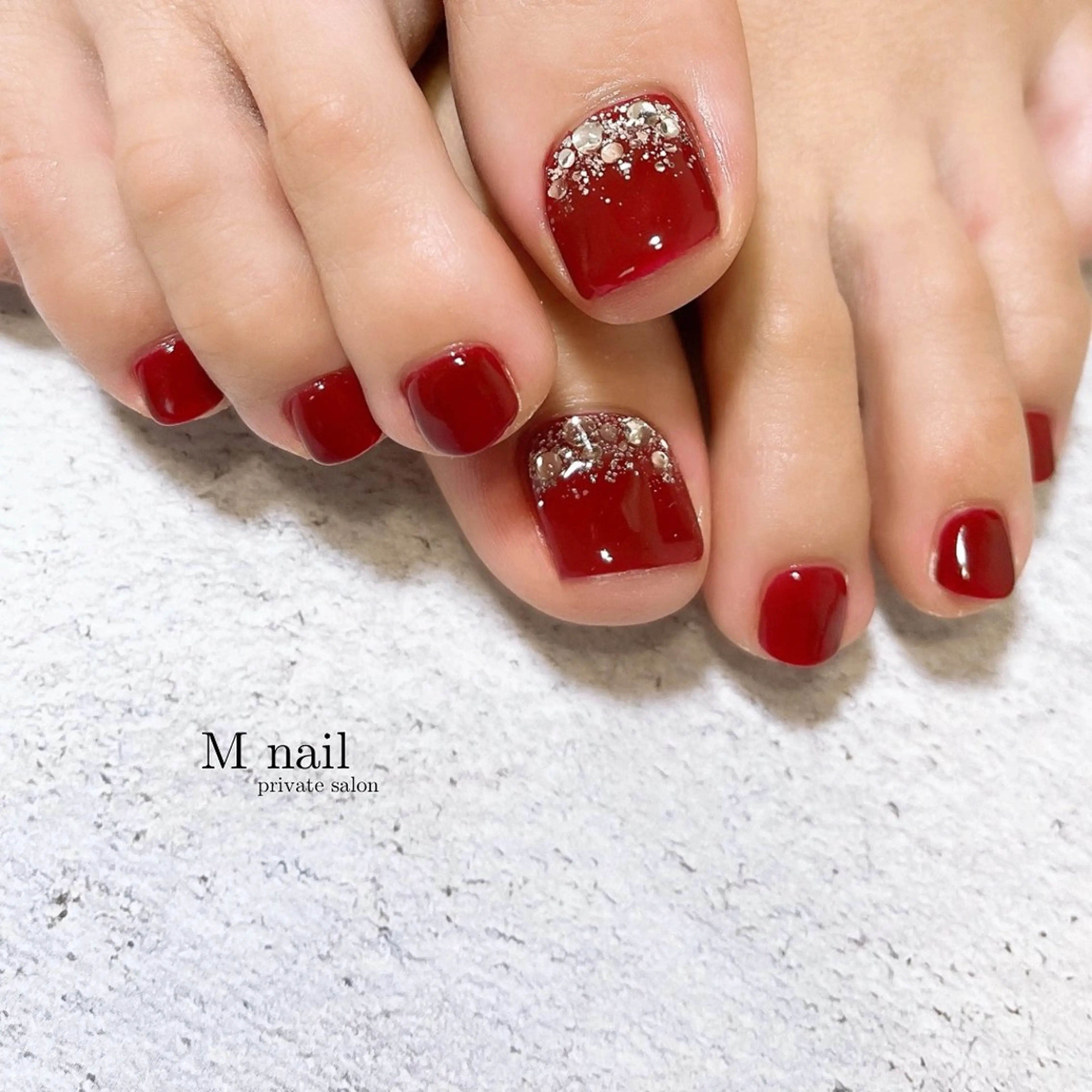 ネイル フットネイル M　nail所属・M nailのネイルデザイン