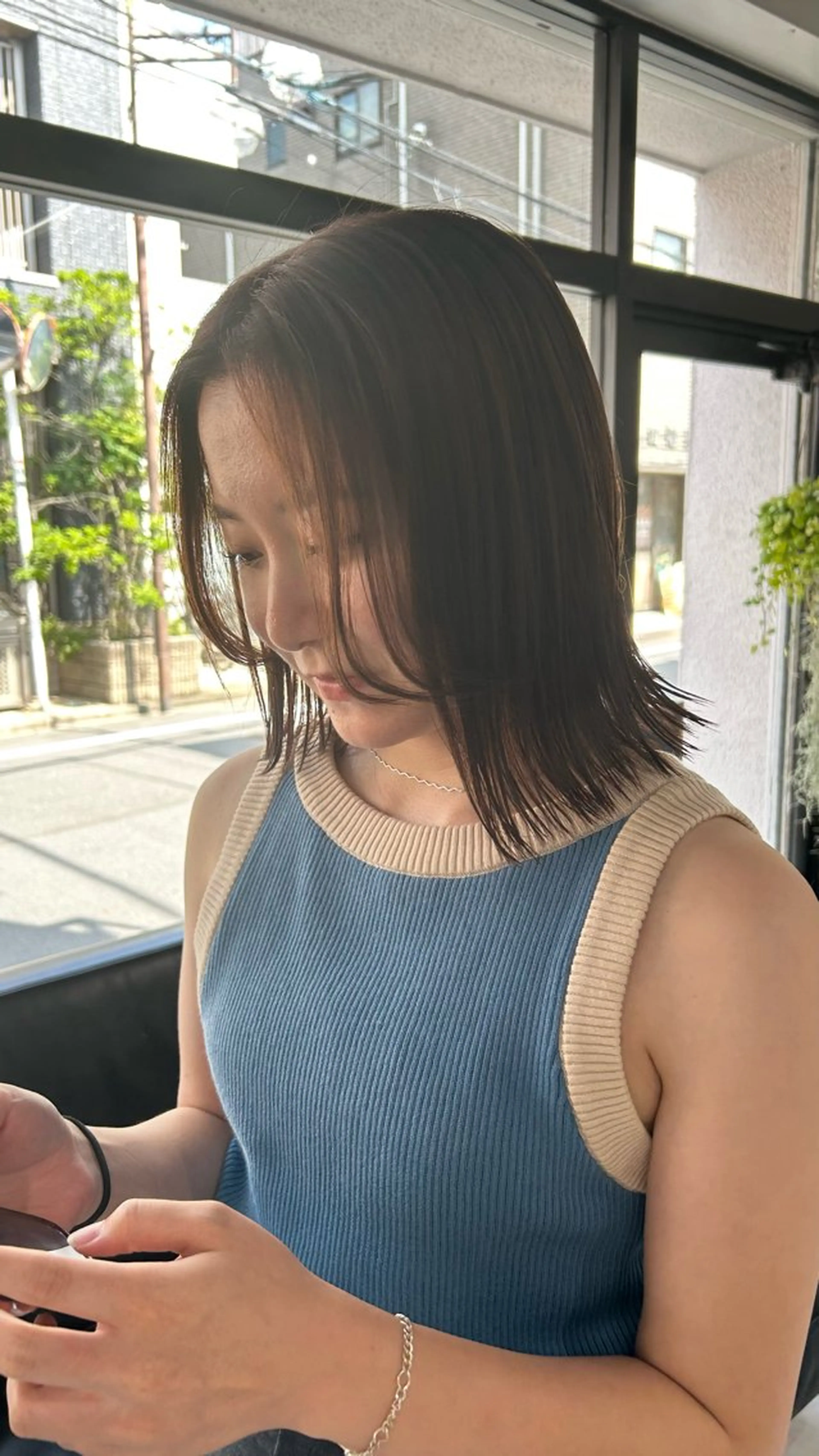 ミディアム カラー ブラウンカラー 透明感カラー 🪐メンズモデル募集 | オカモトノア🪐のヘアスタイル