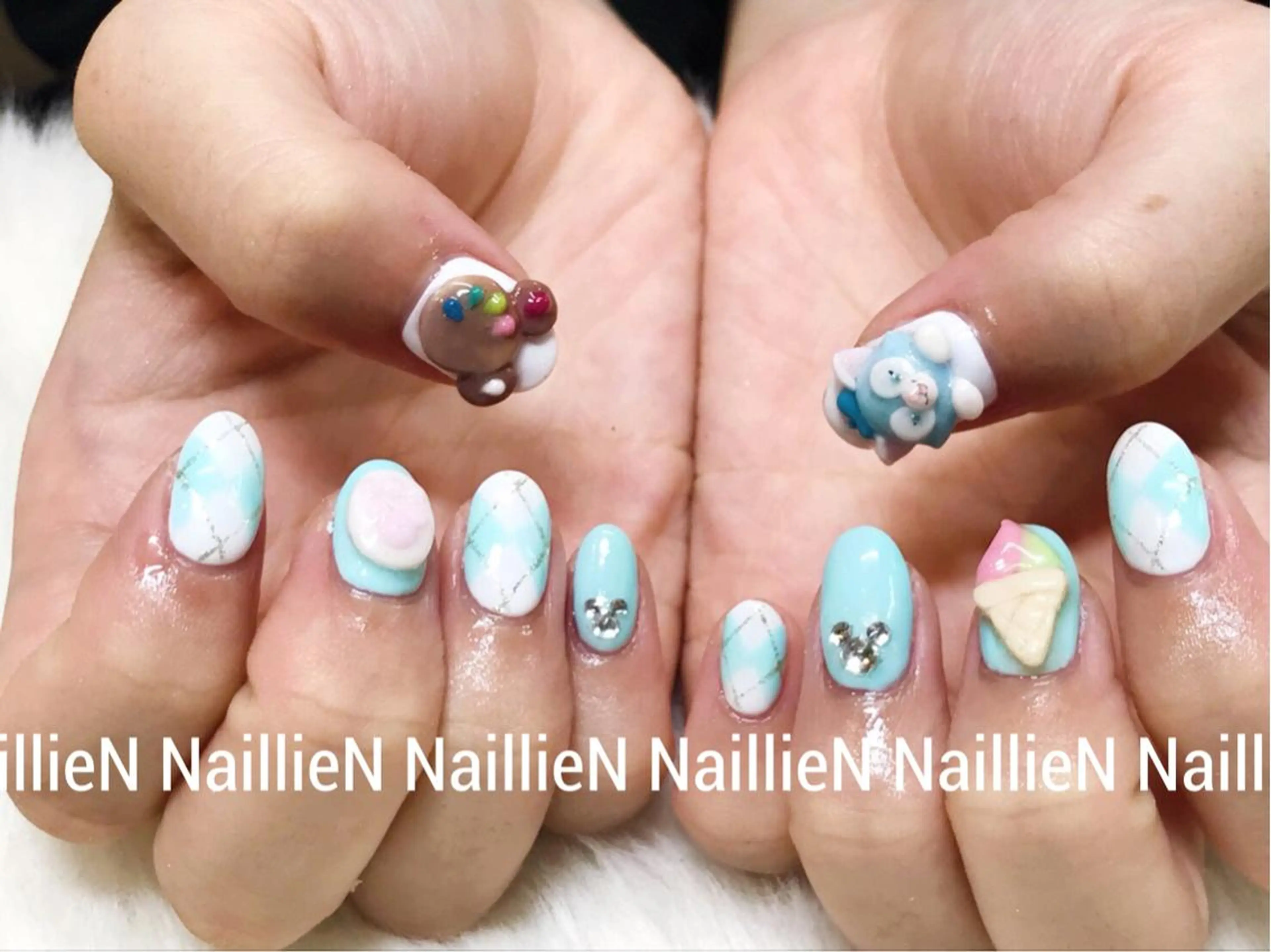 ネイル 持ち込み ハンドネイル Nail lieNのネイルデザイン