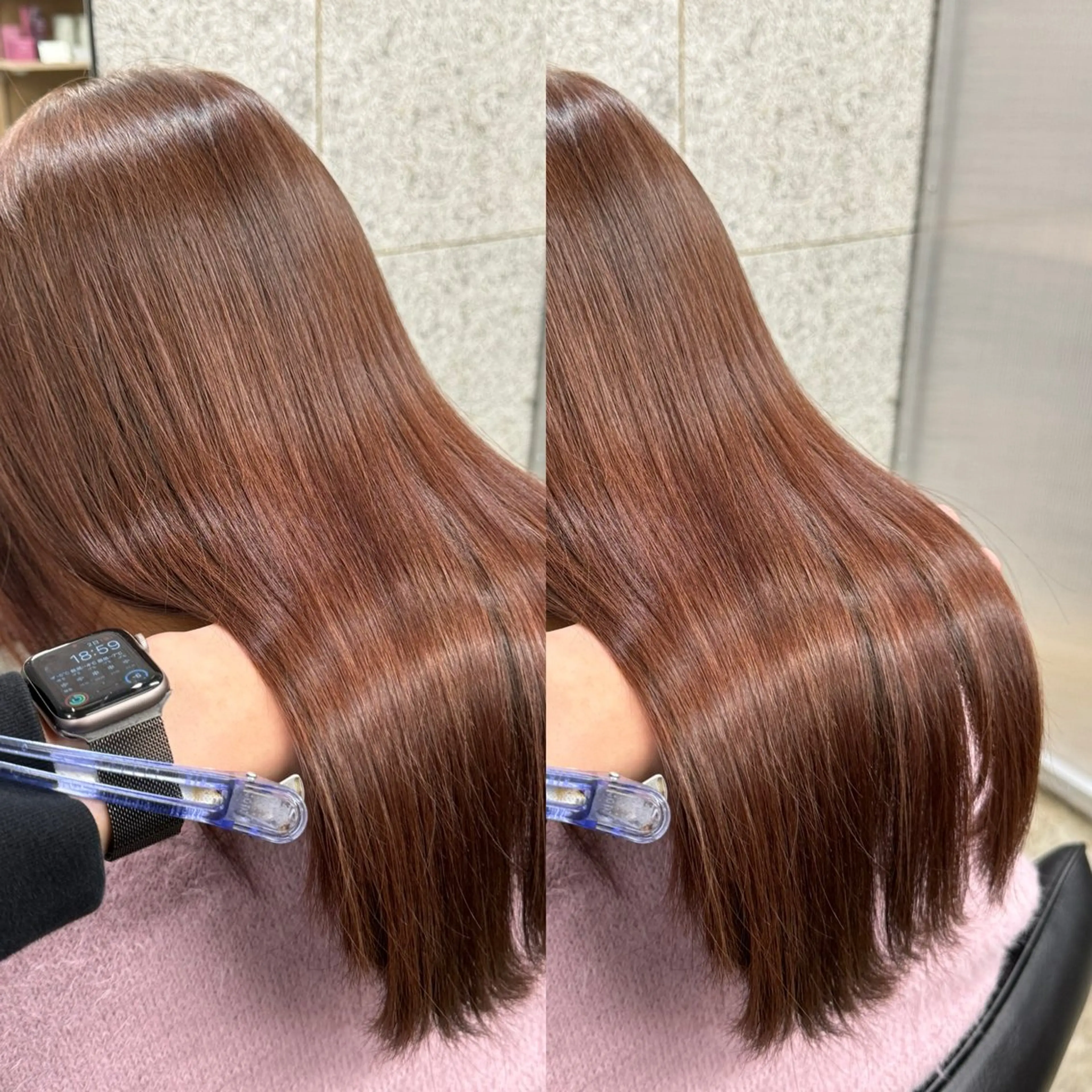 ロング カット ヘアカラー 縮毛矯正 トリートメント WERULE pivot cross店所属・髪質改善/岡崎 亮のヘアスタイル