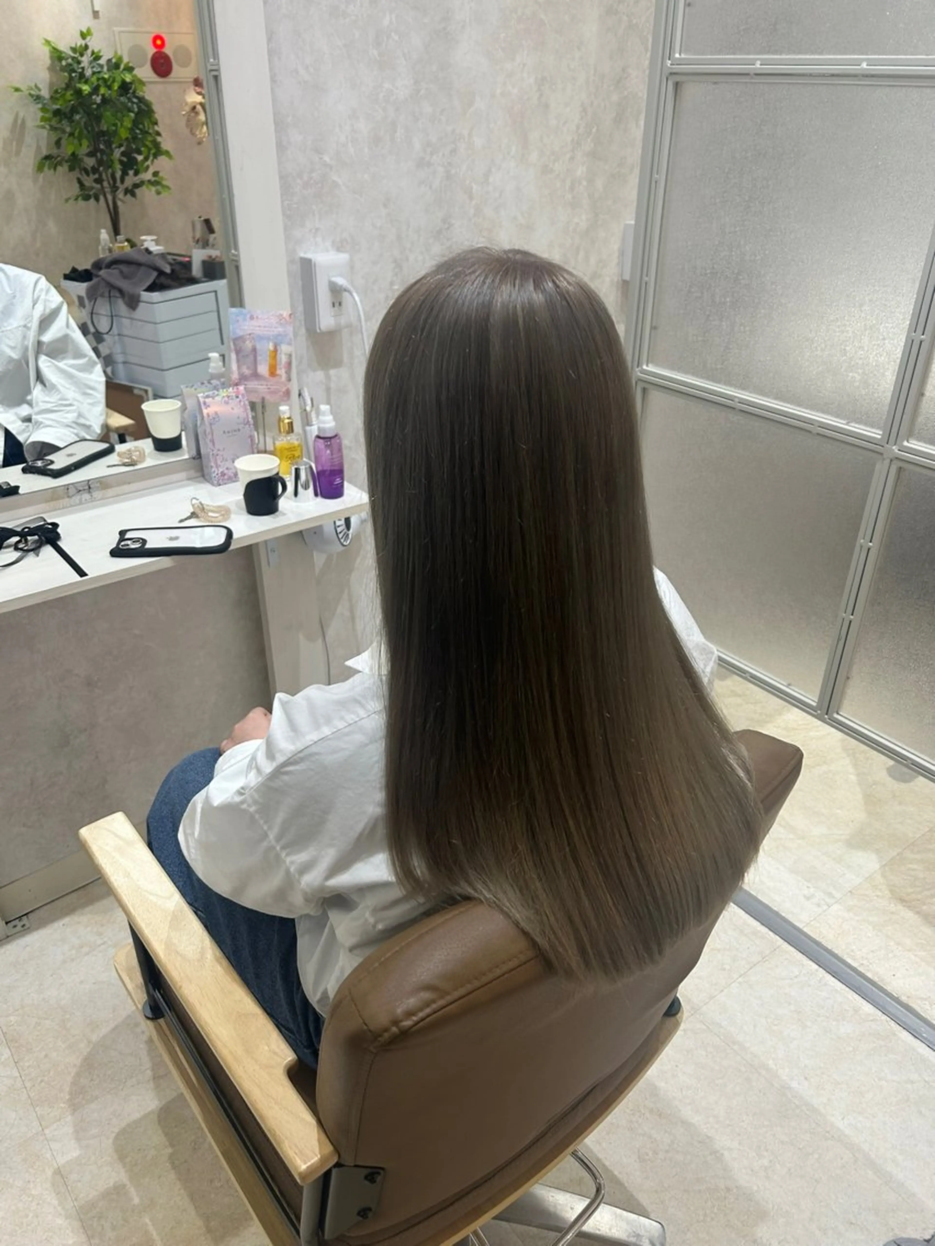 セミロング カラー ヘアカラー トリートメント ヘアセット 💙まこと💙艶 カラー(Rico)のヘアスタイル