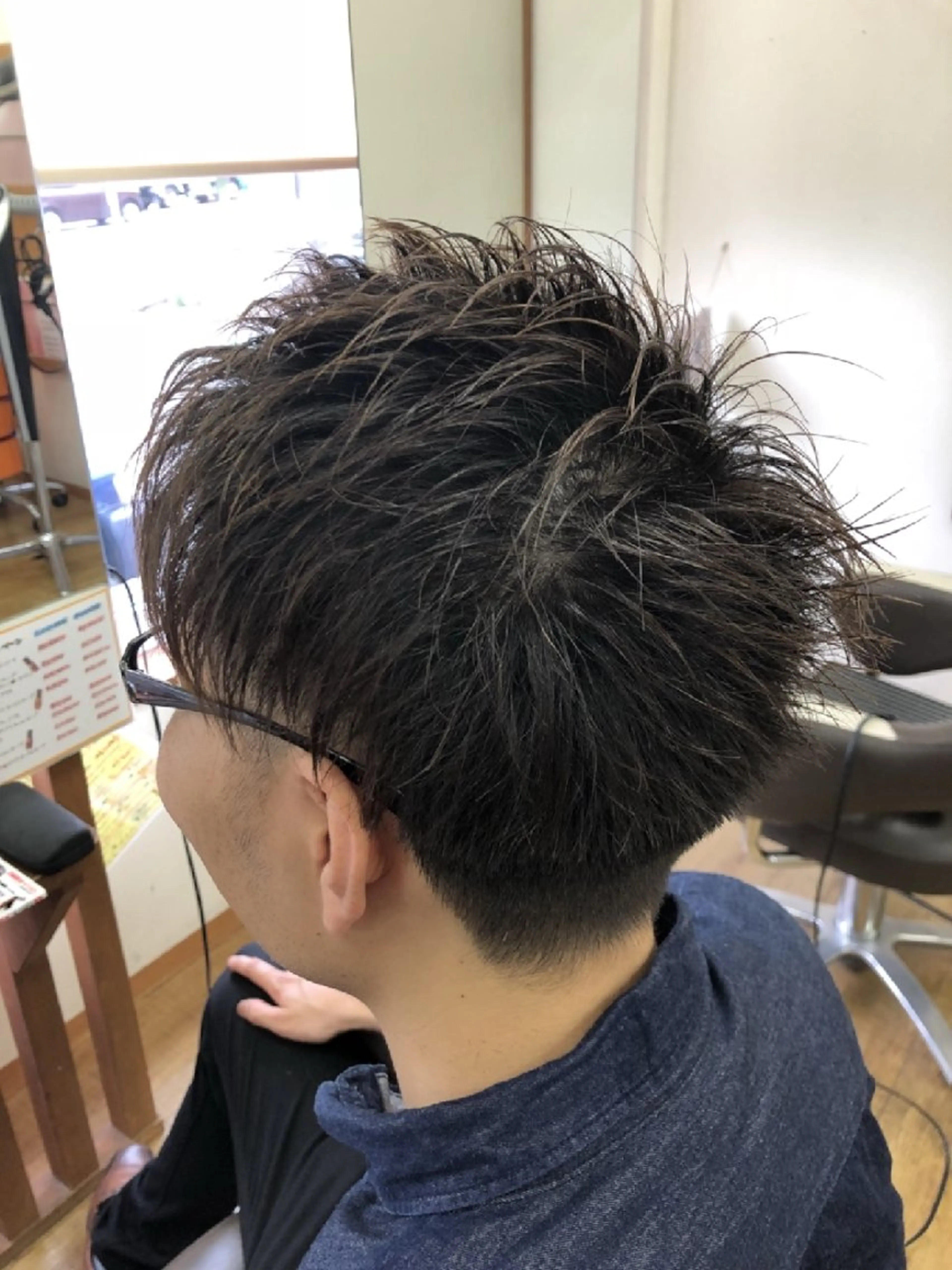 ショート メンズ ショートヘア 阪本 俊のヘアスタイル