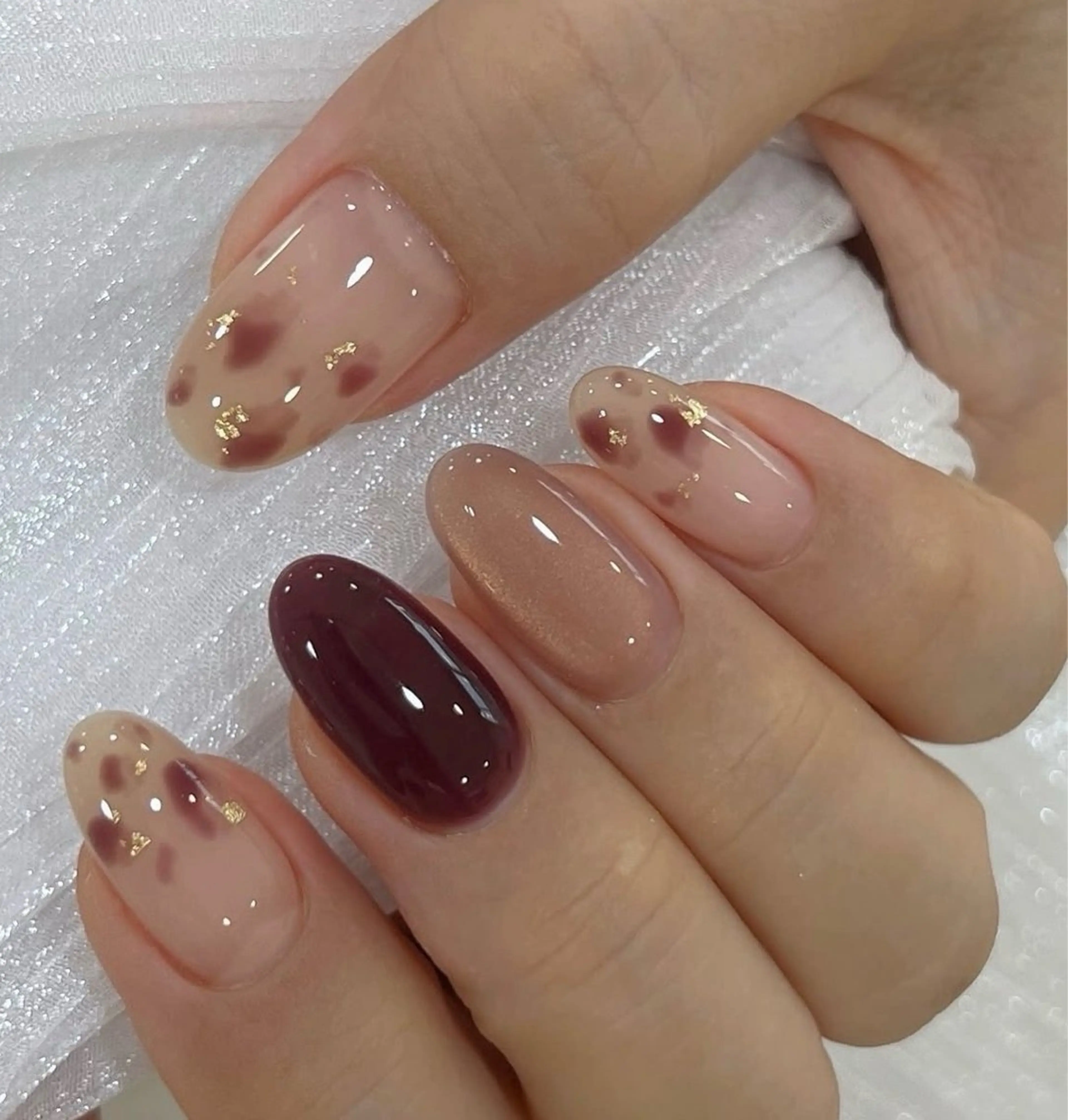 ネイル アートネイル フレンチネイル ジェルネイル ニュアンスネイル オフィスネイル ハンドネイル Ryunail所属・Ryu Nail NekoChanのネイルデザイン