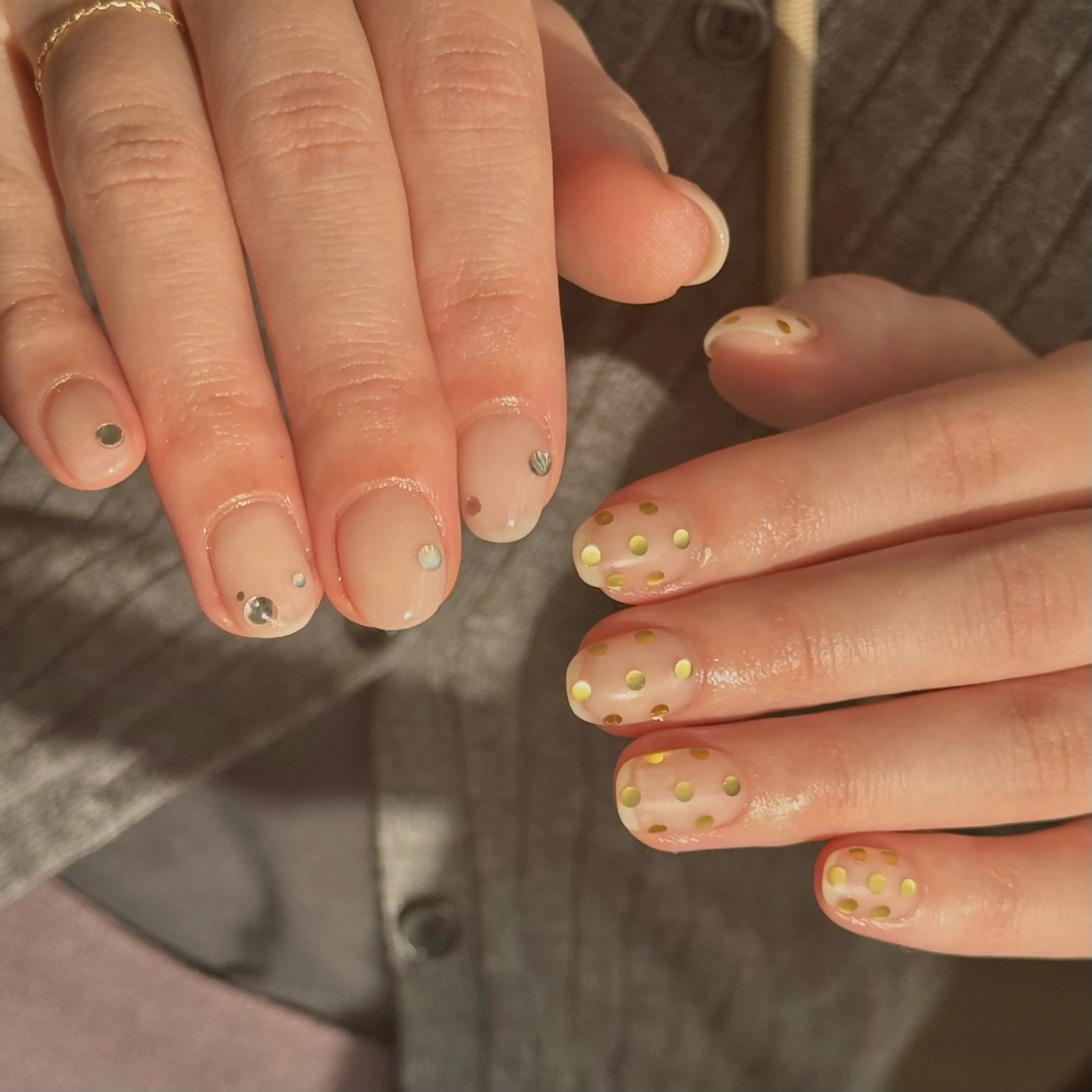 ネイル クリアネイル フラッシュネイル フラッシュマグ フレンチネイル マグネットネイル ハンドネイル Luana所属・Luana nailのネイルデザイン