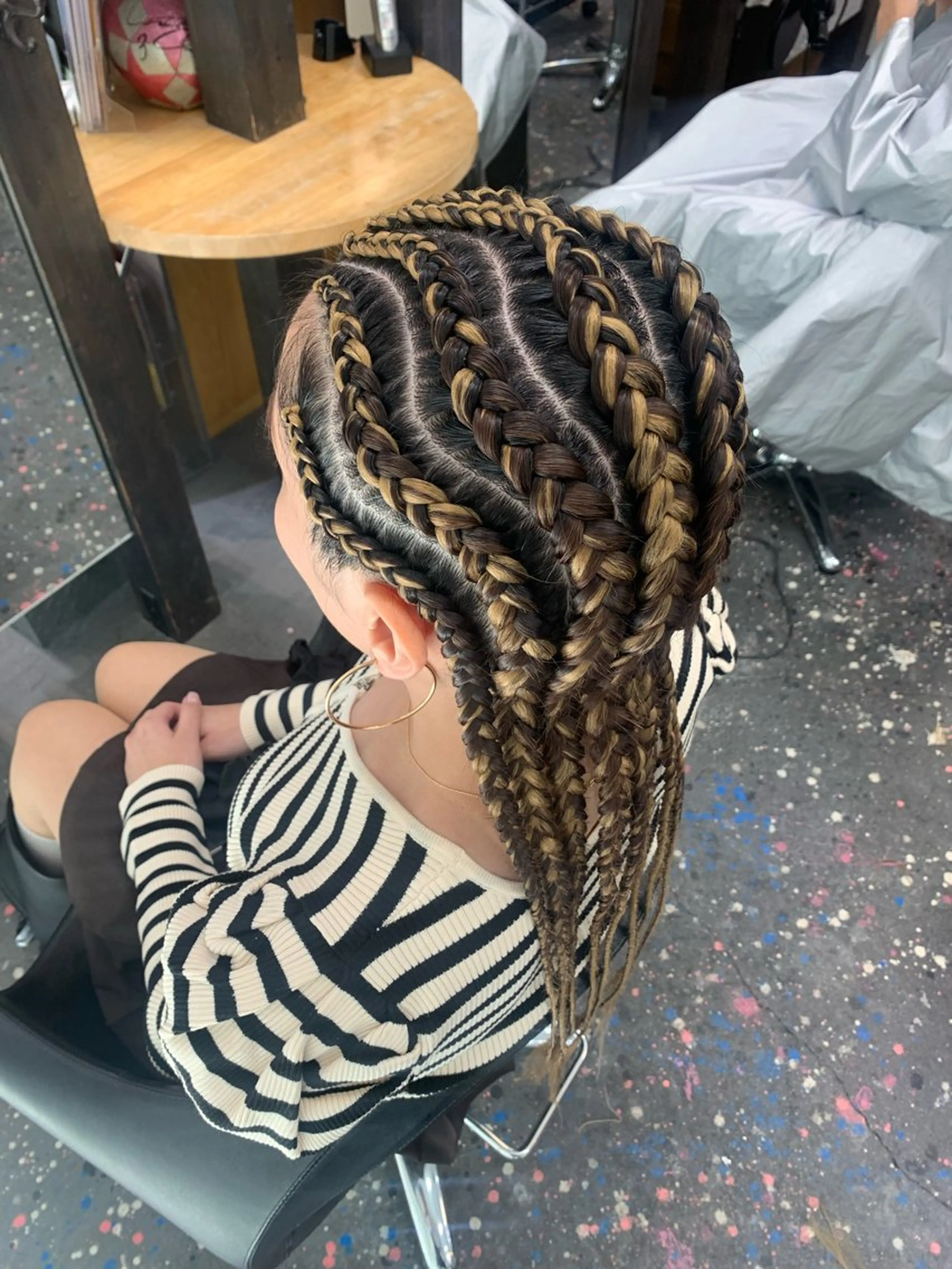 ロング ヘアアレンジ Lehua   (レフア)所属・MEI/ブレイズ/ コーンロウ/茅ヶ崎のヘアスタイル