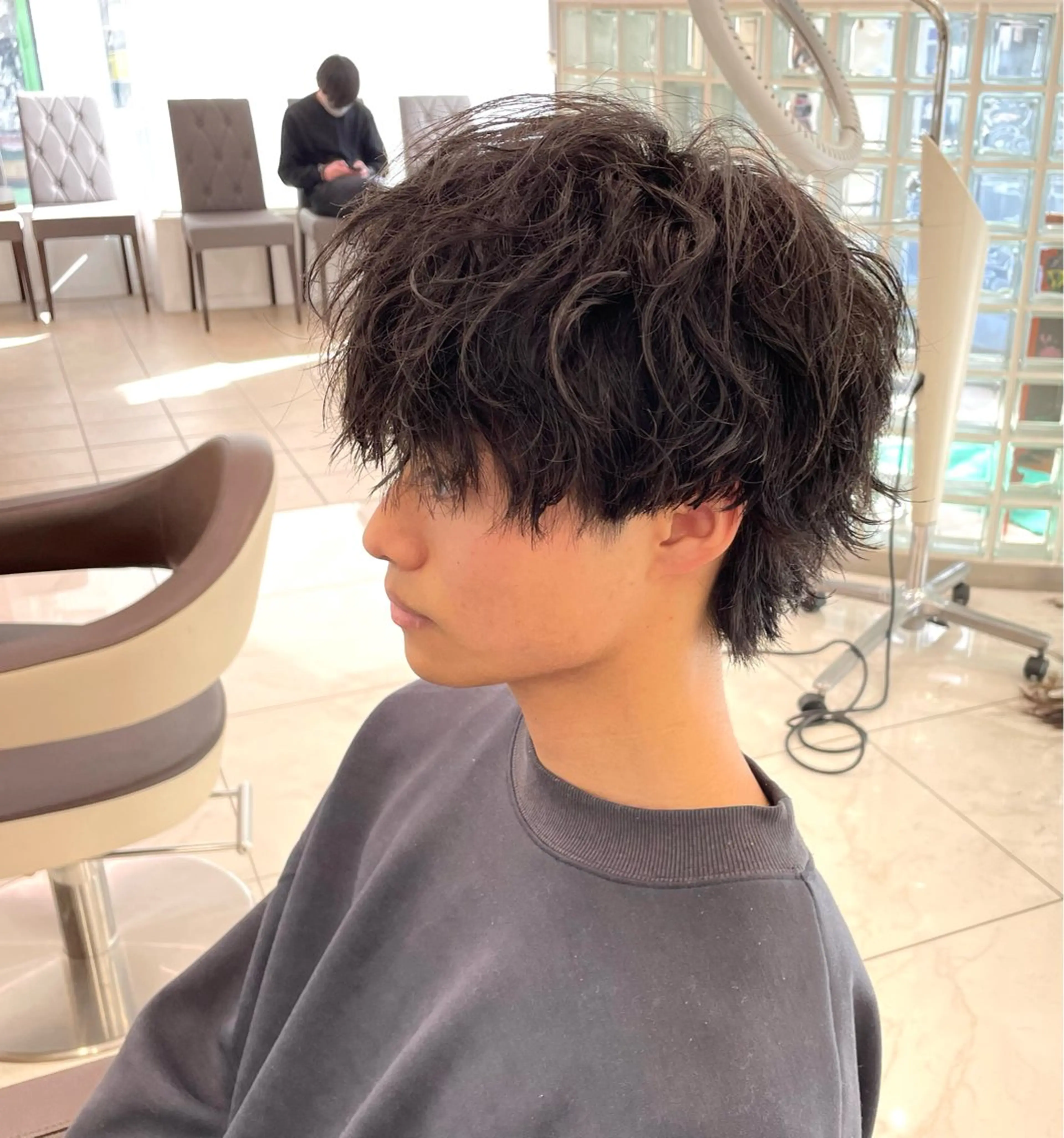 ショート パーマ メンズ 【メンズ特化】 池田大成✂︎のヘアスタイル