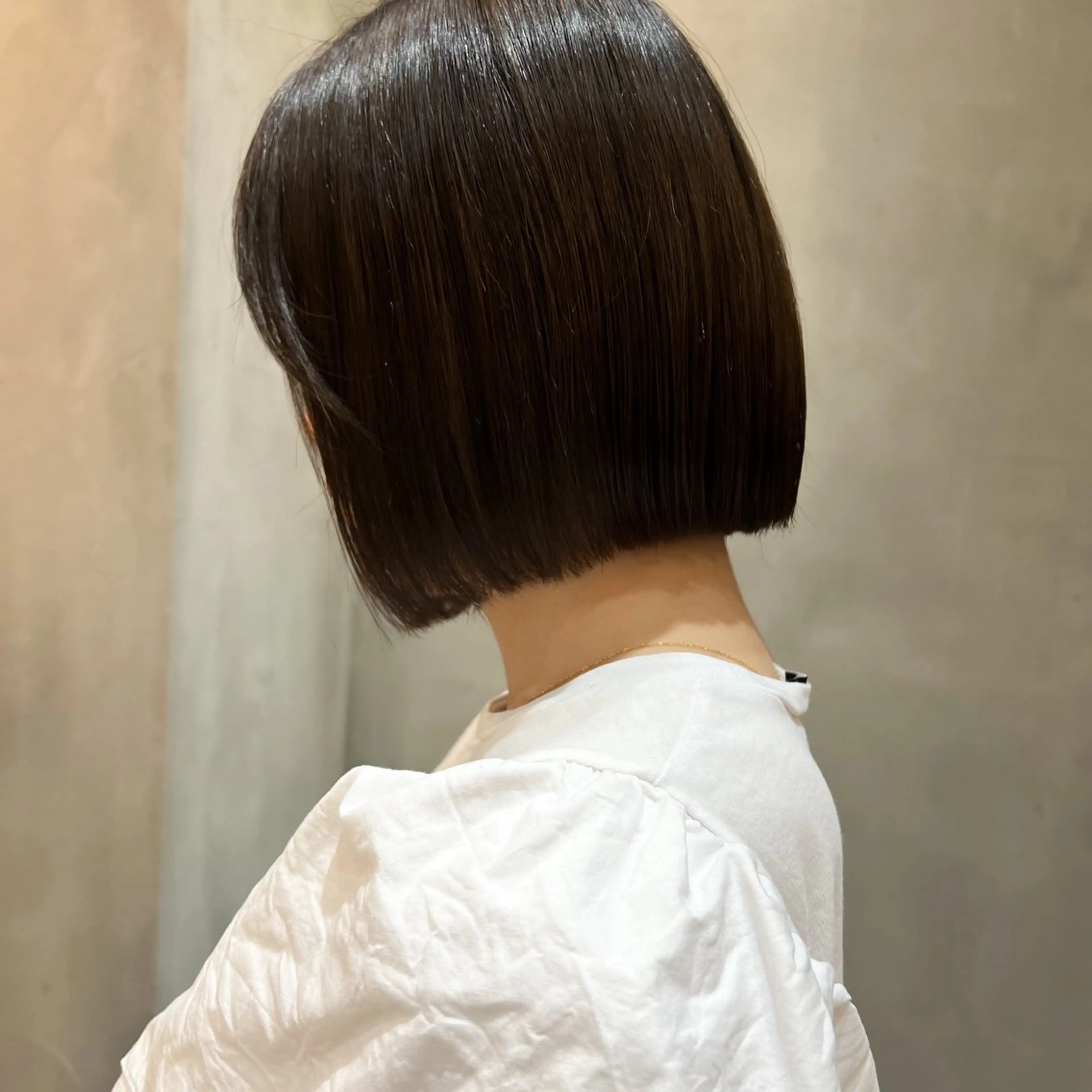 ショート カラー カット ヘアカラー トリートメント ボブ/巻ける縮毛矯正 /韓国レイヤーはなのヘアスタイル