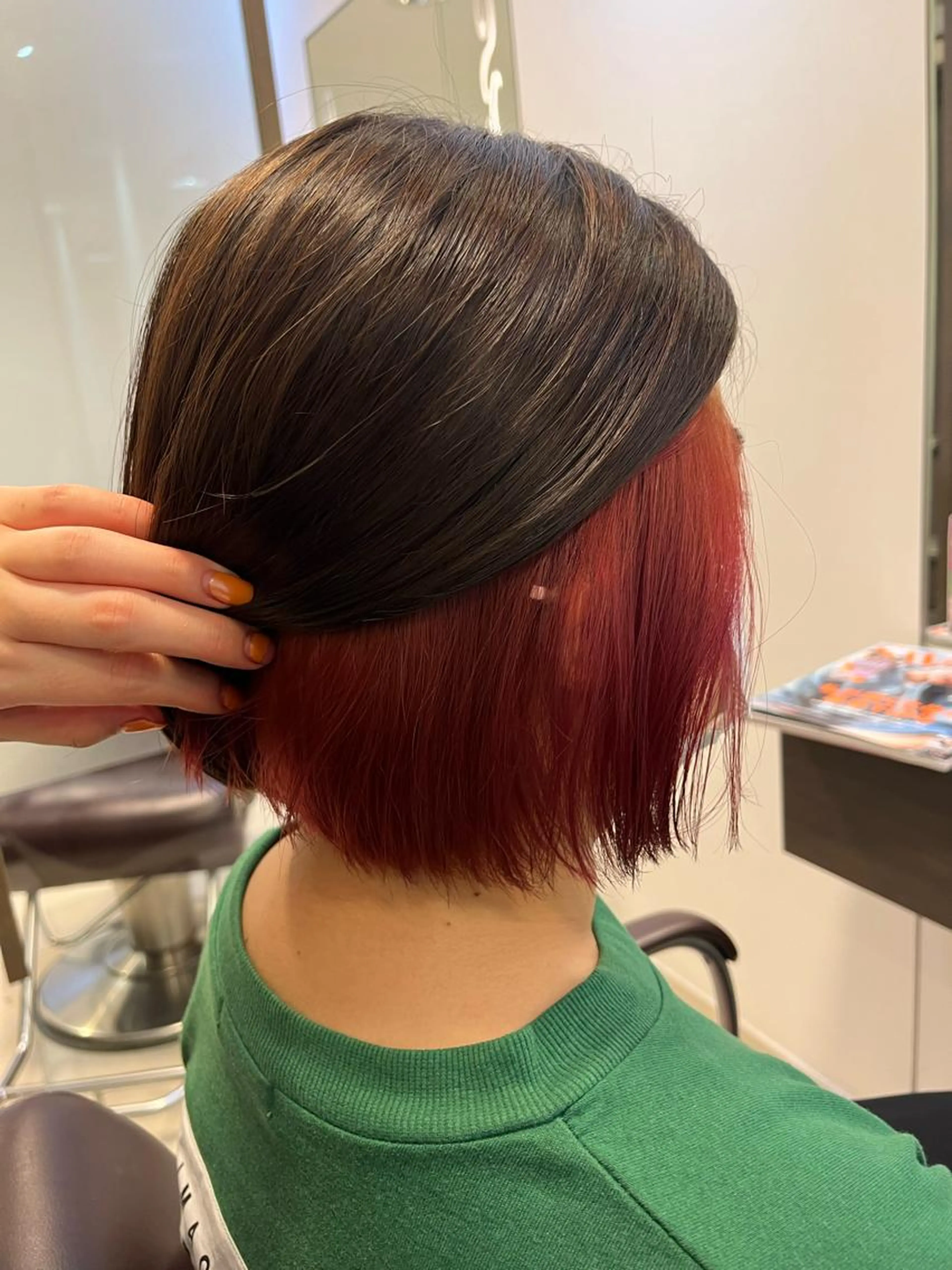 💡インナーカラー【ブリーチ込】+超音波トリートメント/インナーでお洒落感up❣️の写真