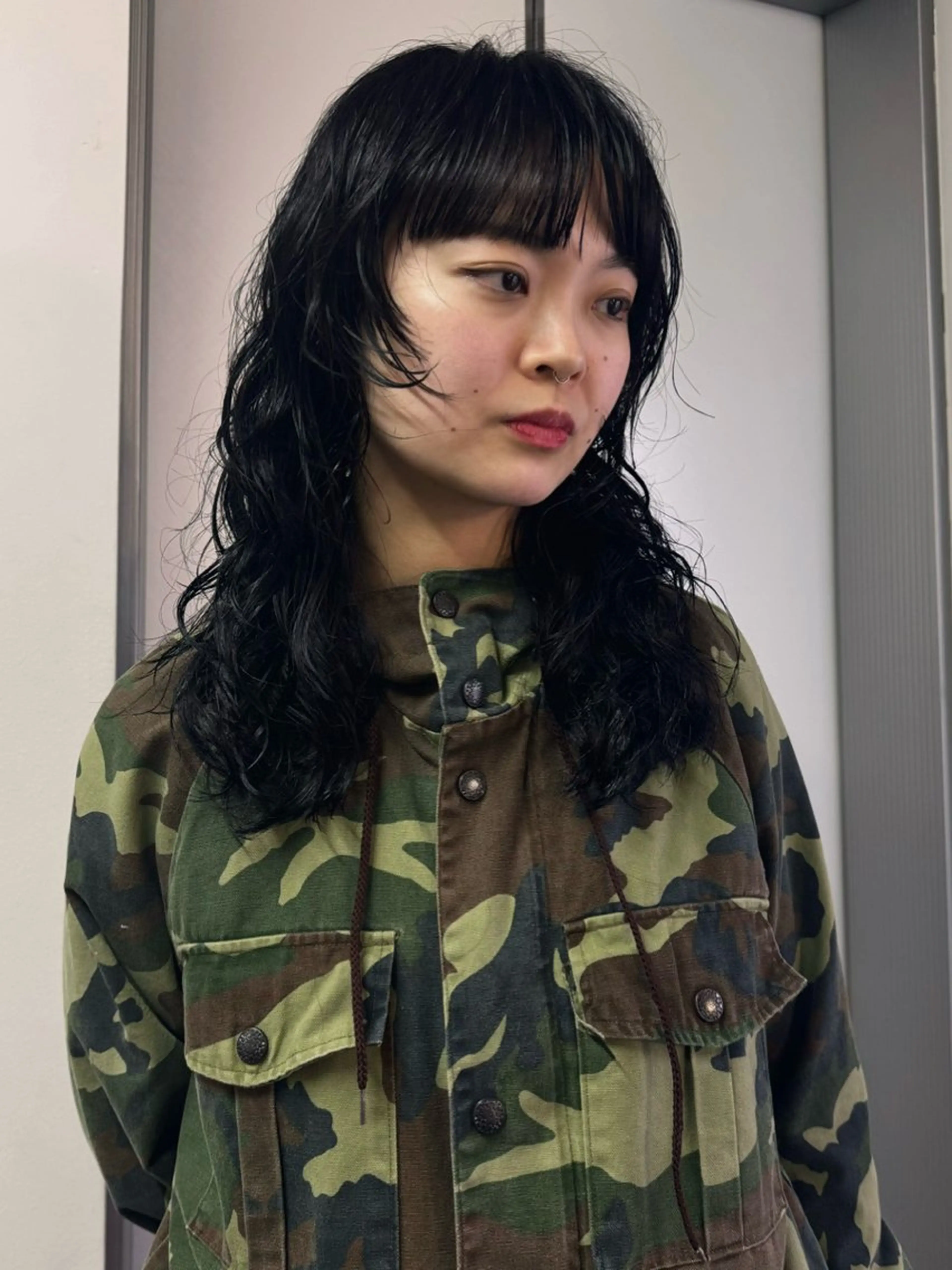 ロング パーマ カット パーマ トリートメント 新宿/髪質改善/ レイヤー/サカキのヘアスタイル