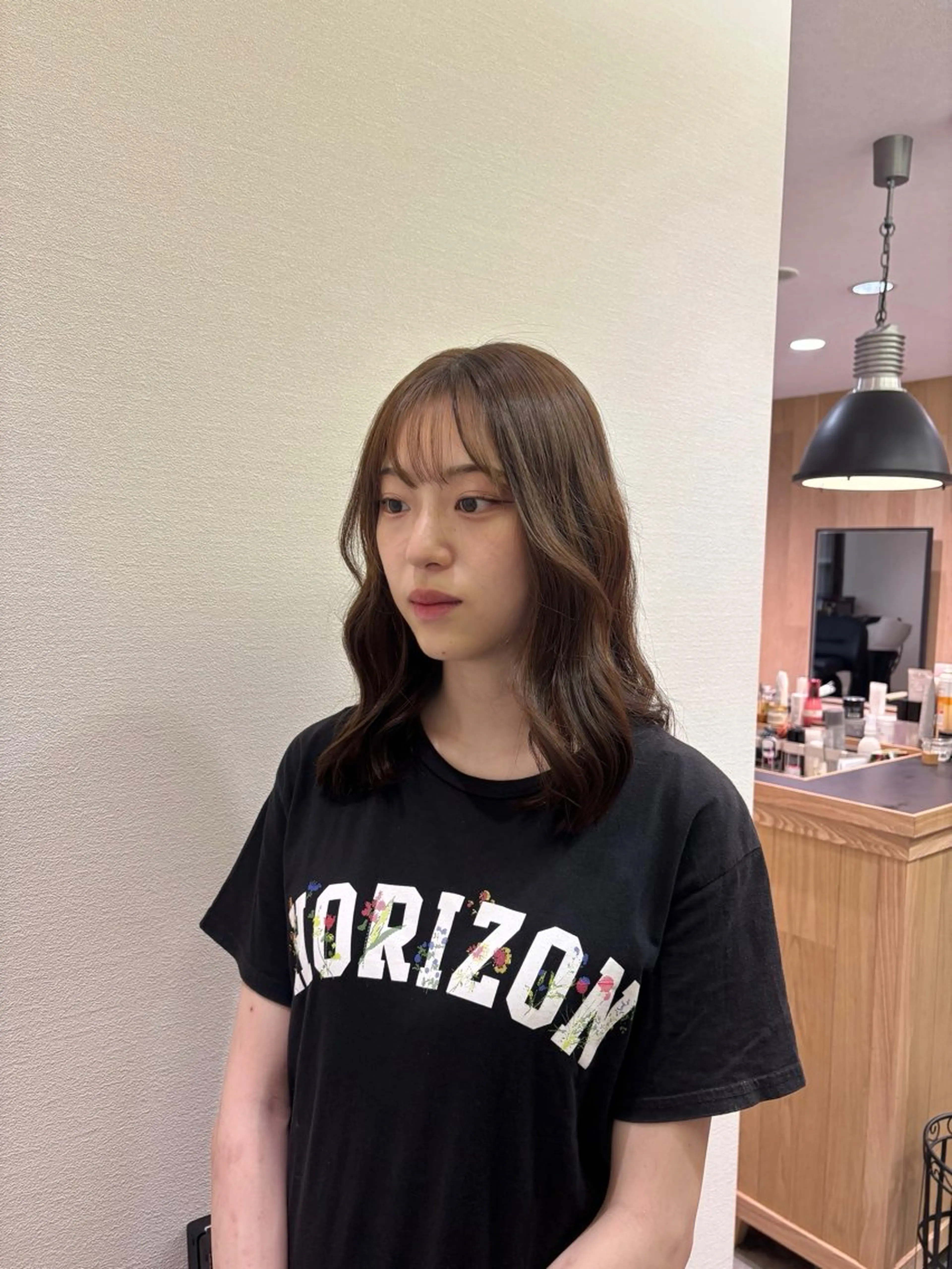 ミディアム 和泉市/mahae/ 齋藤のヘアスタイル