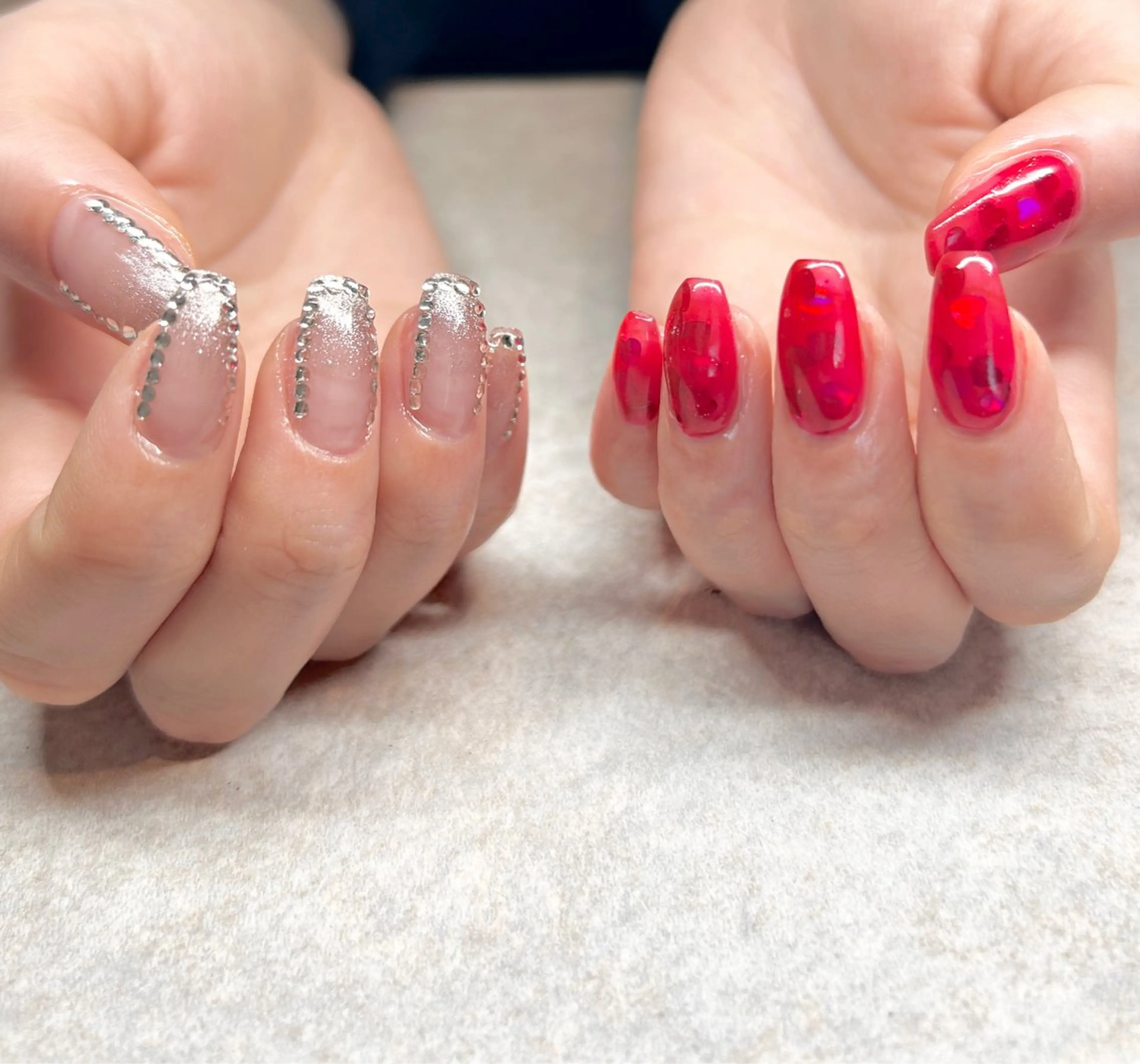 ネイル 長さ出し 持ち込み 春ネイル ハンドネイル N.style所属・Ｎ. styleのネイルデザイン