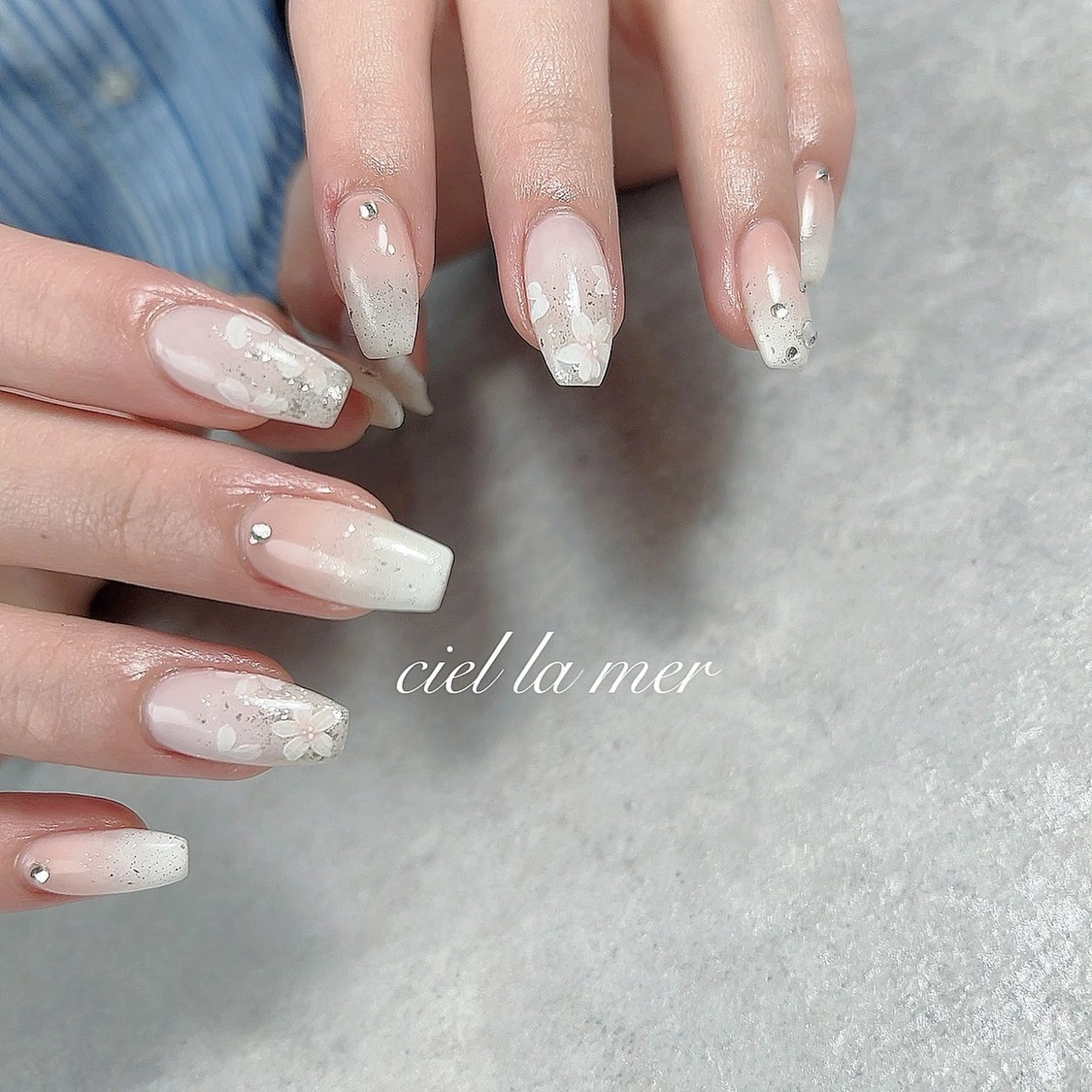 ネイル ハンドネイル フットネイル ciel la merのネイルデザイン