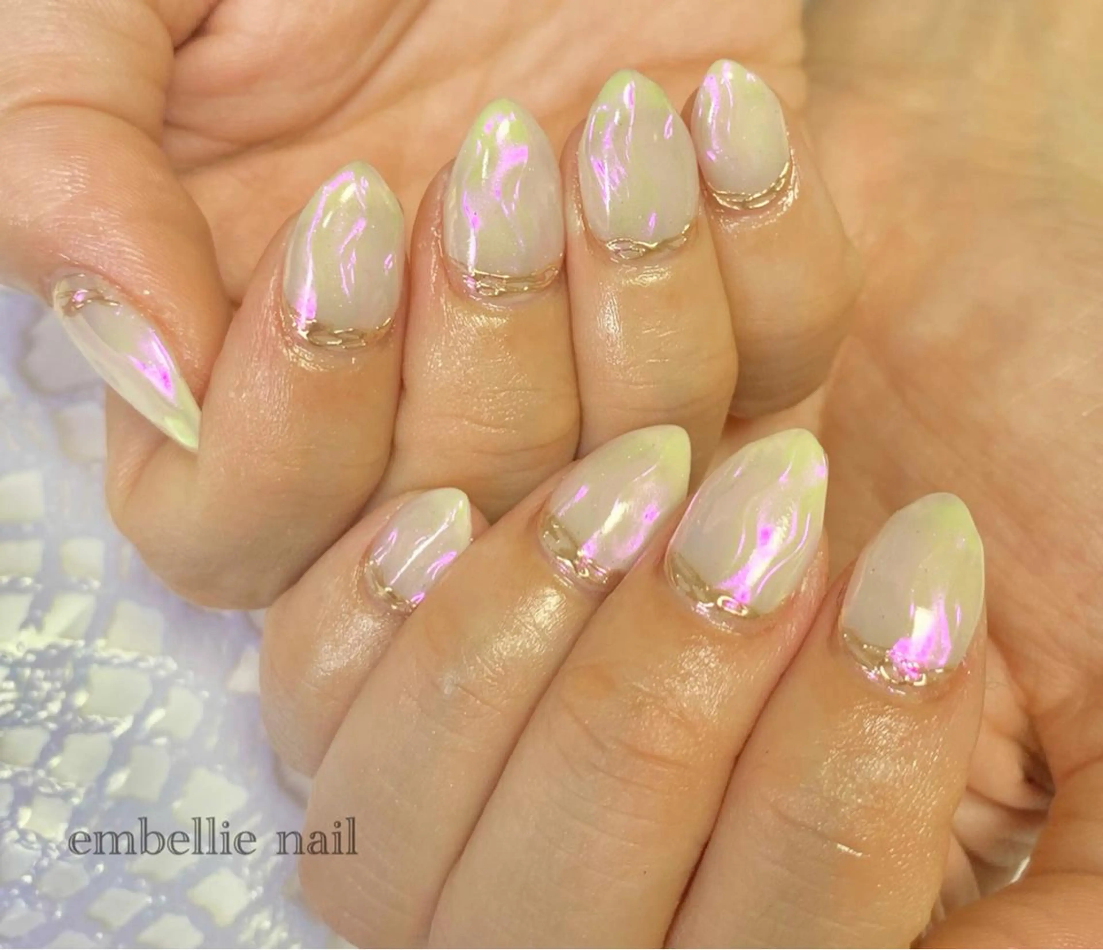 ネイル オーロラネイル miyasaka erikoのネイルデザイン