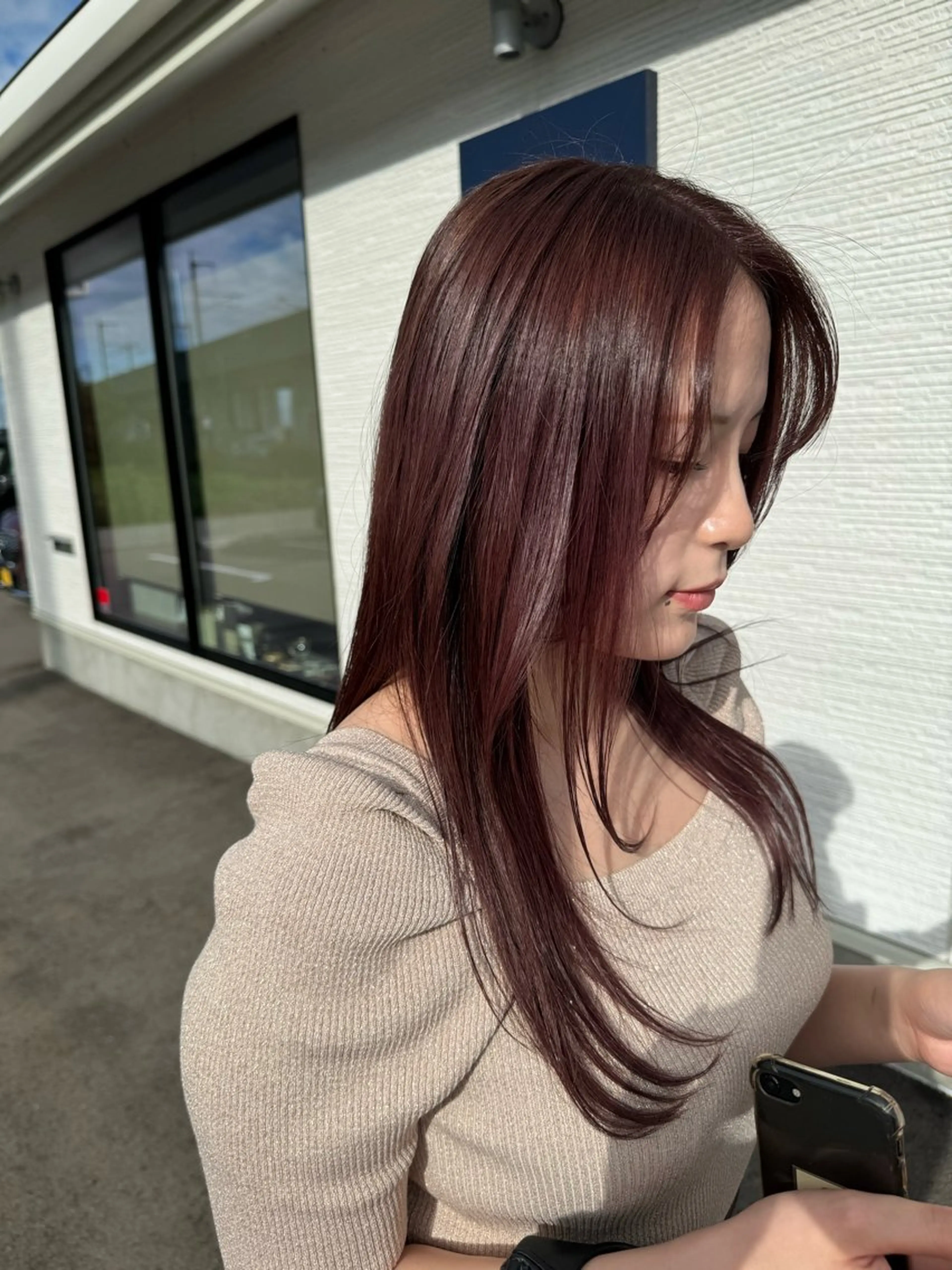 ロング カラー ブラウンカラー ピンクカラー ピンクブラウン ヘアカラー May hair【メイヘア】所属・サイトウ ヒトミ 【メイヘア】のヘアスタイル