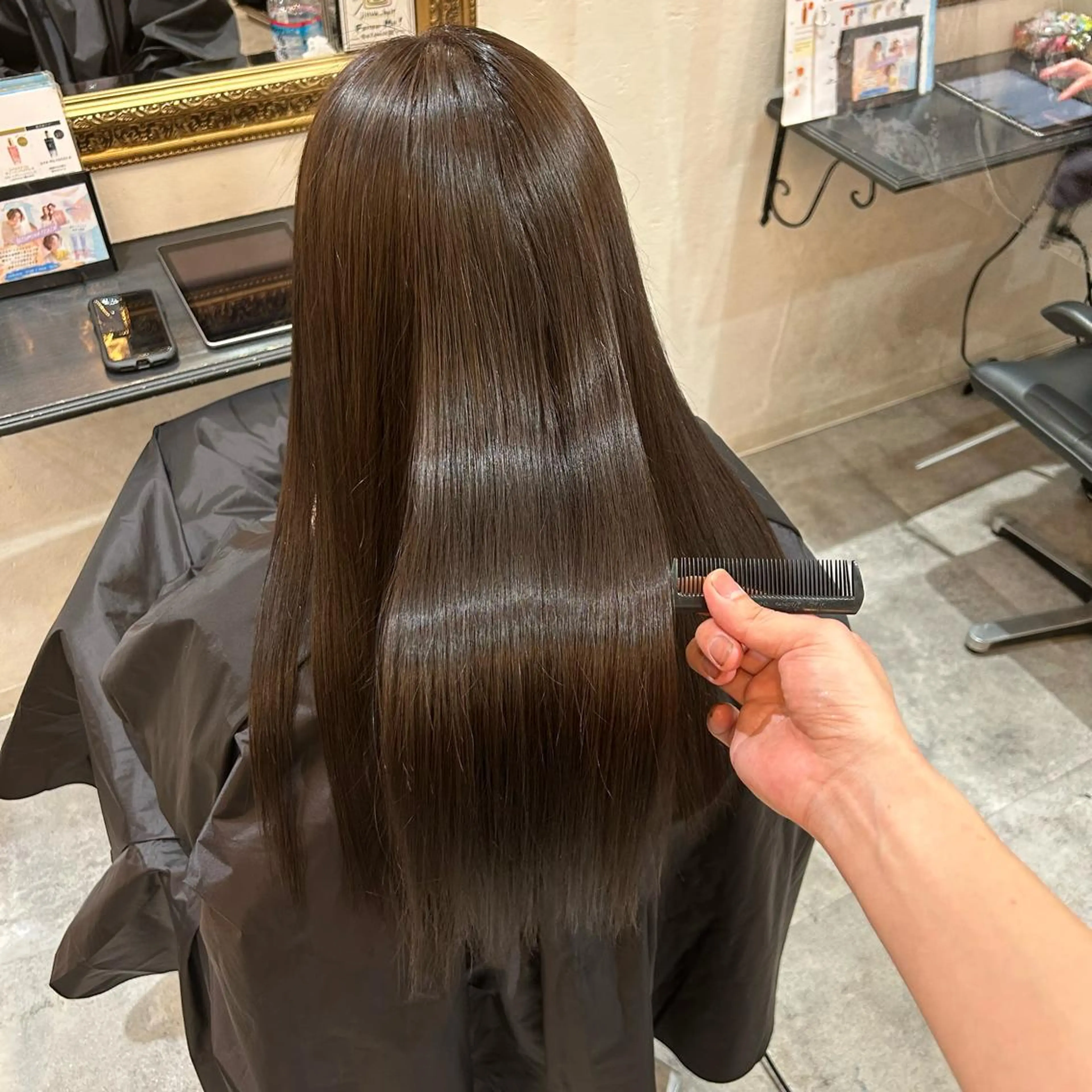 【最高峰の艶感を💫】カット➕りんご幹細胞トリートメント［酸熱トリートメント］の写真