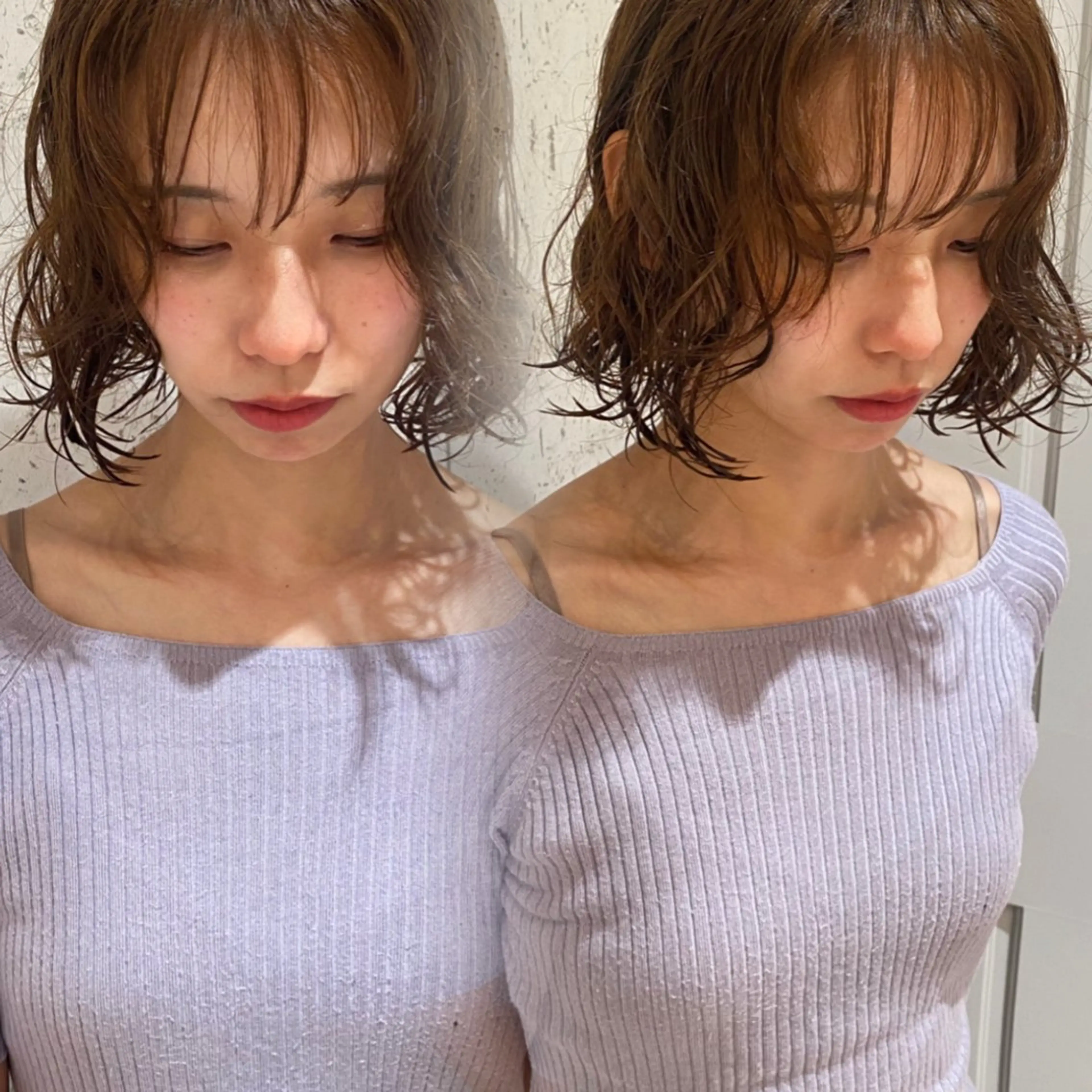 ショート カラー パーマ ボブ カット パーマ mai / linoah˚✧のヘアスタイル