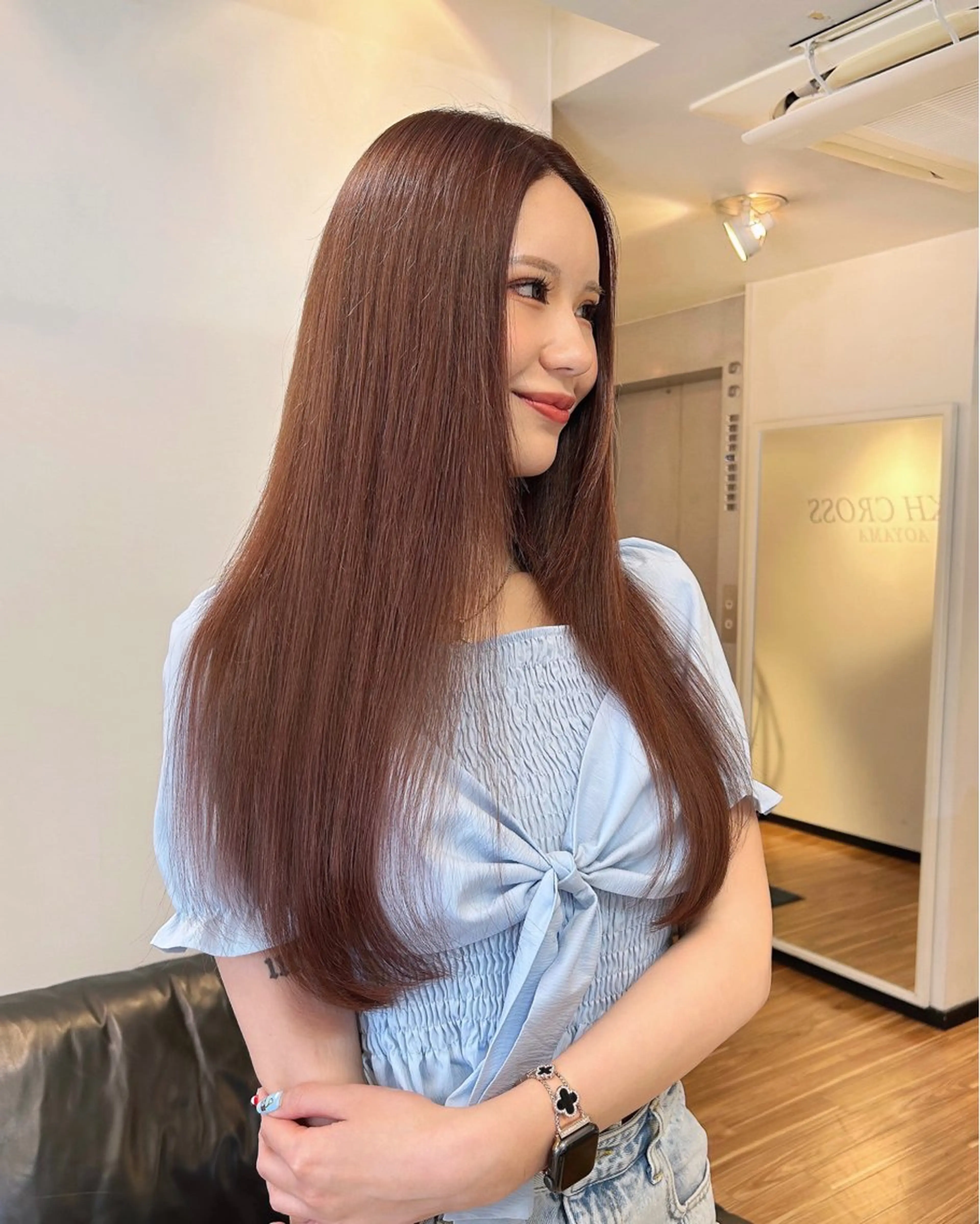 ロング カラー ヘアカラー エクステ ANKH CROSS 🦋mako🦋のヘアスタイル