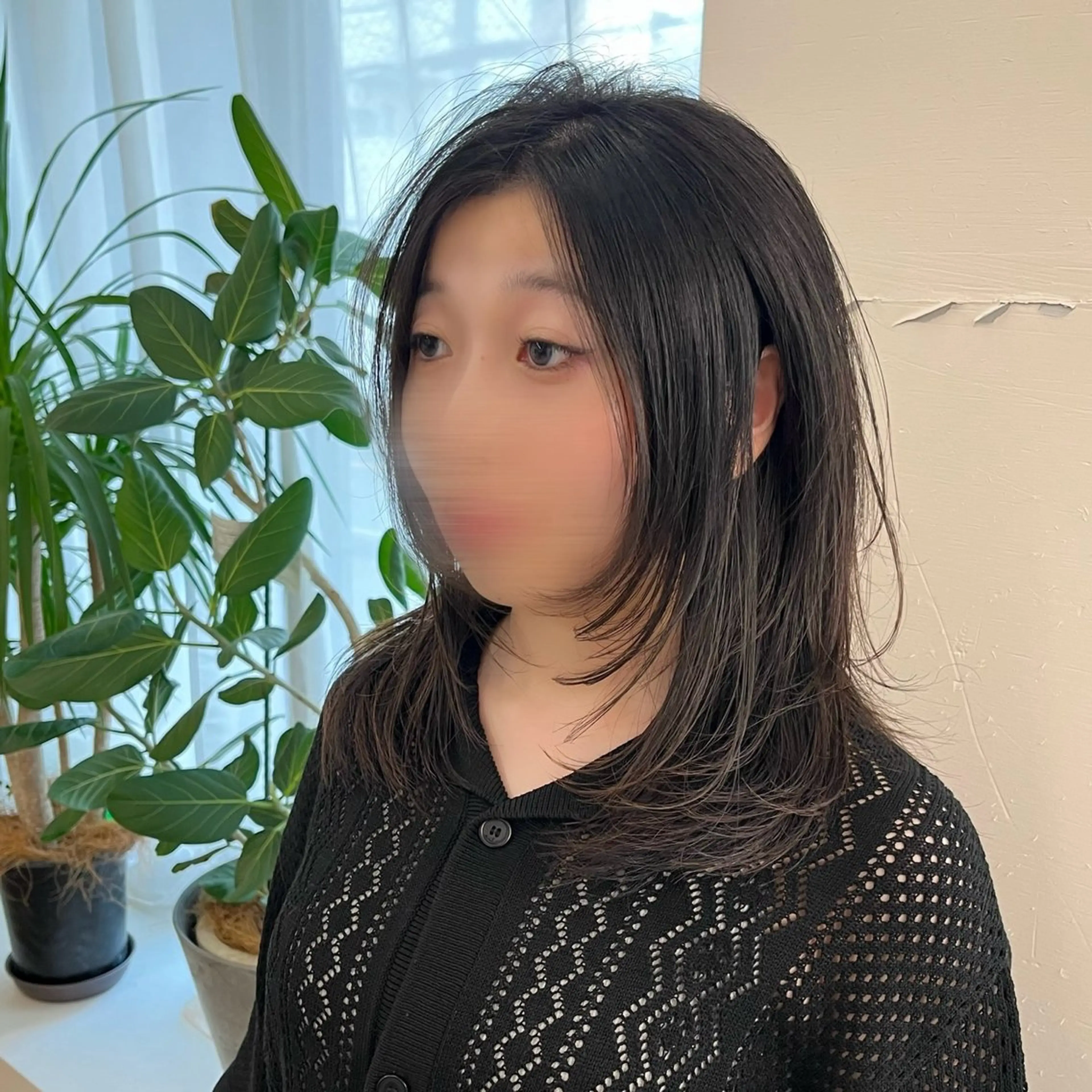 セミロング ハッシュカット 韓国風ヘア レイヤーカット レイヤー/ショート 遠藤光輝のヘアスタイル