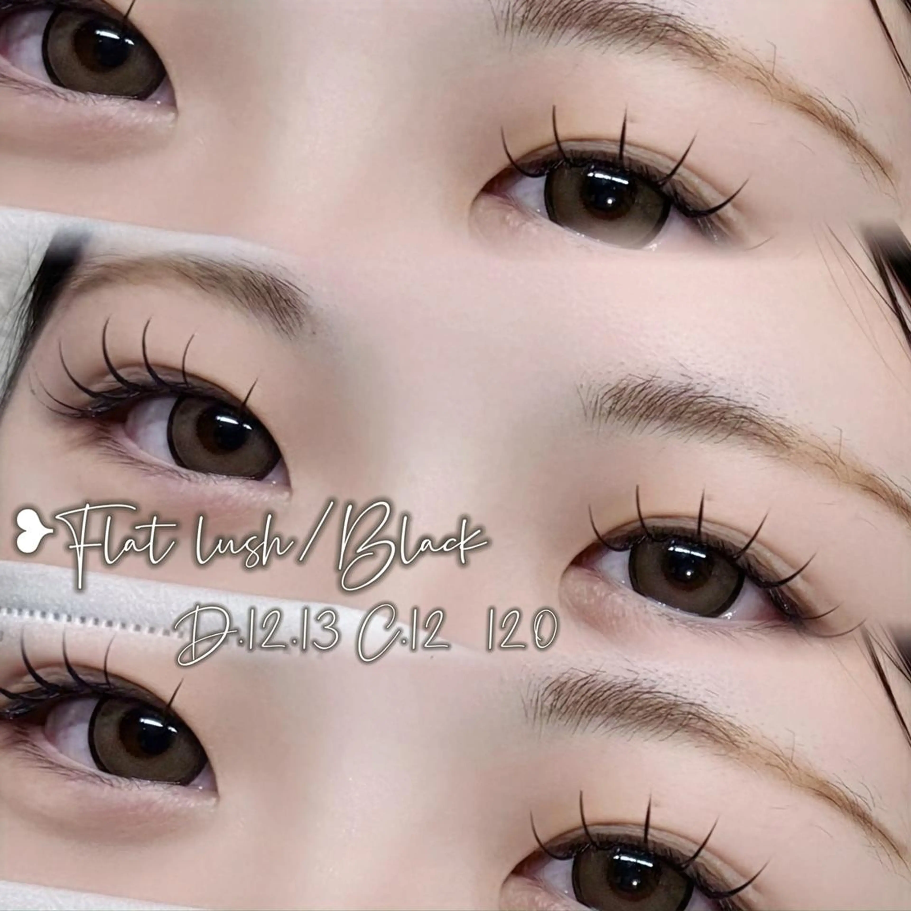 マツエク・マツパ F room UMEDAのマツエク・マツパデザイン