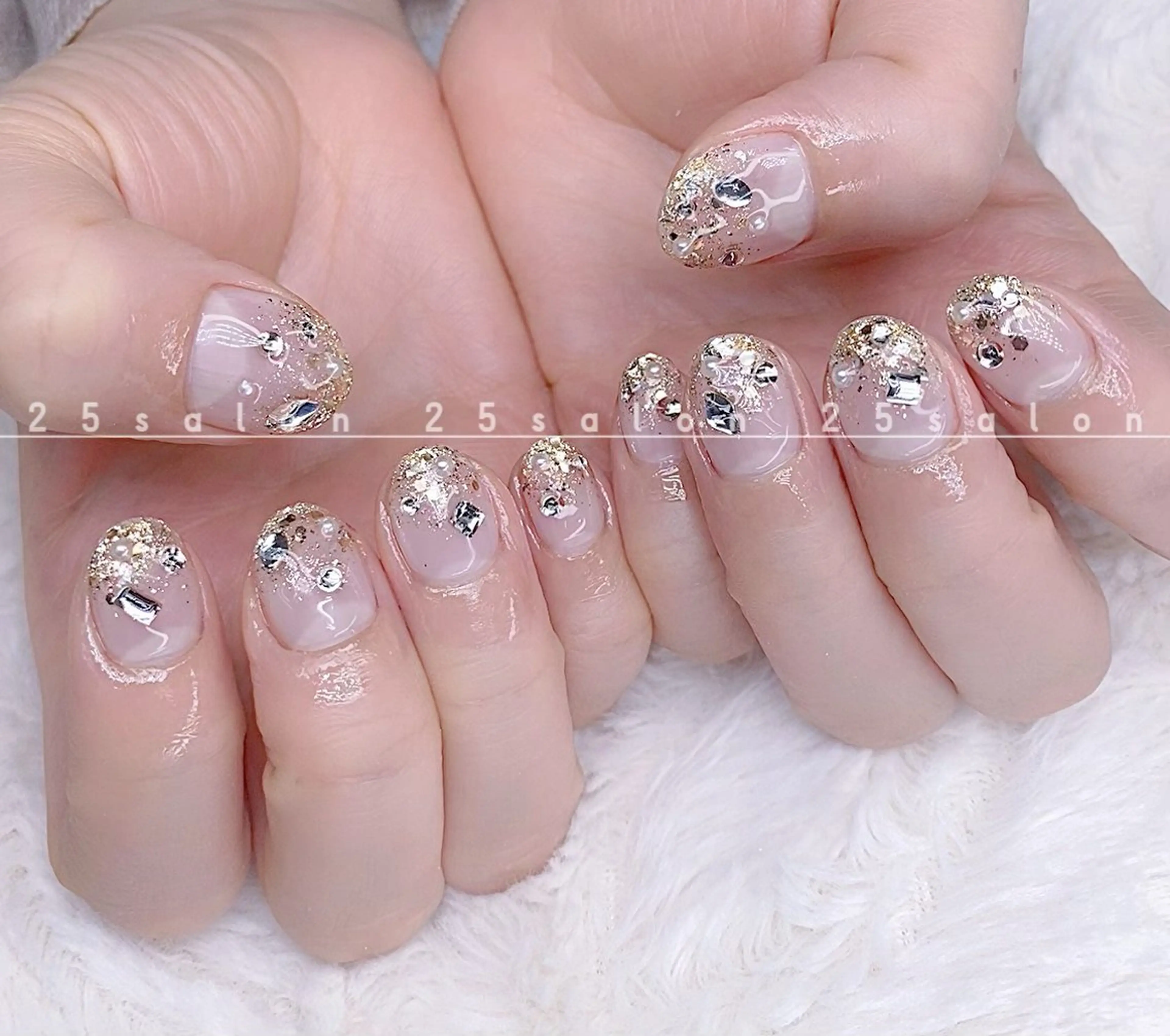 ネイル オーロラネイル チークネイル フットネイル フレンチネイル ジェルネイル 2 5のマツエク・マツパデザイン