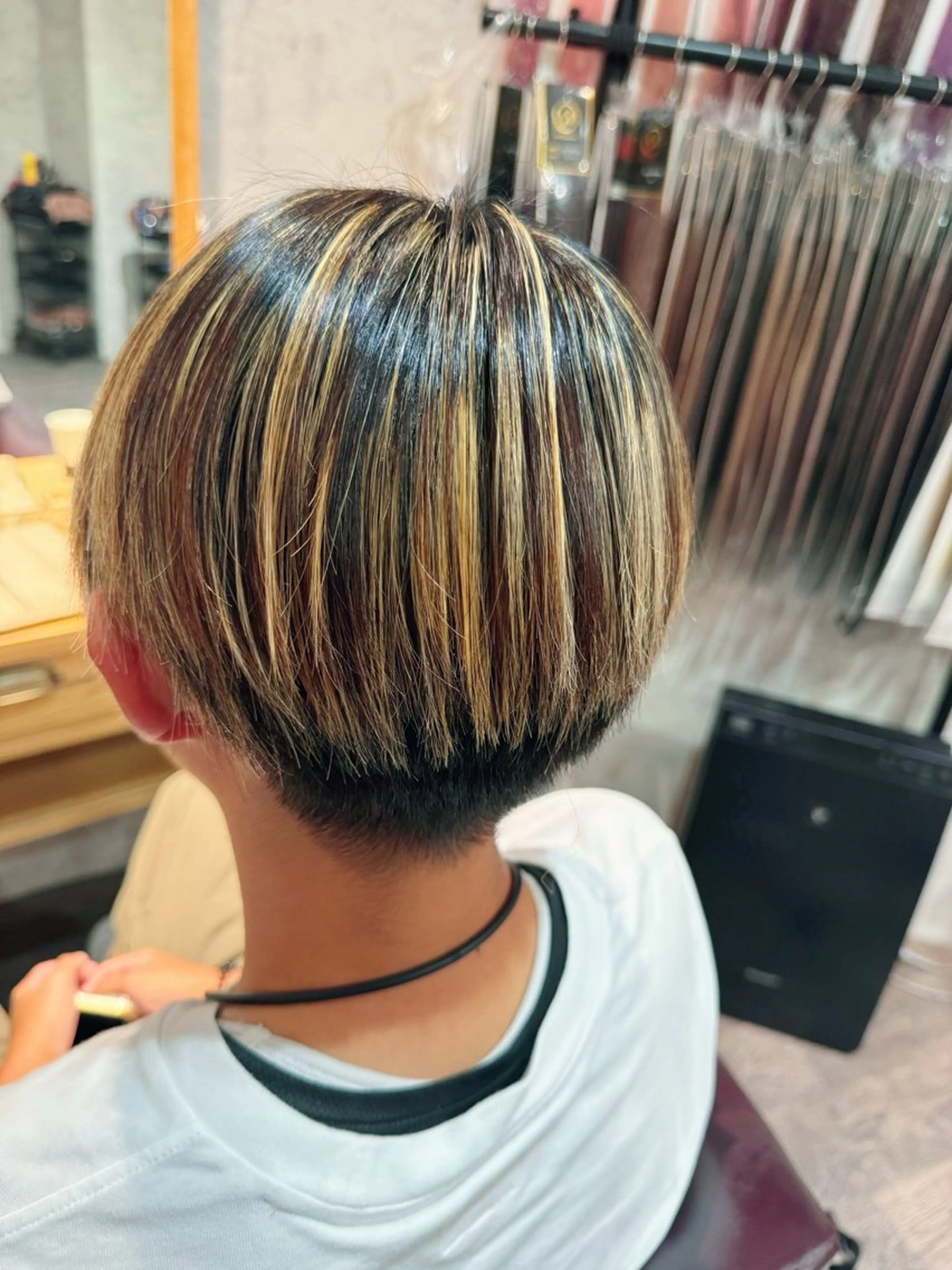 カラー バレイヤージュ グラデーションカラー ハイライトカラー 艶髪 ✨Masakiのヘアスタイル