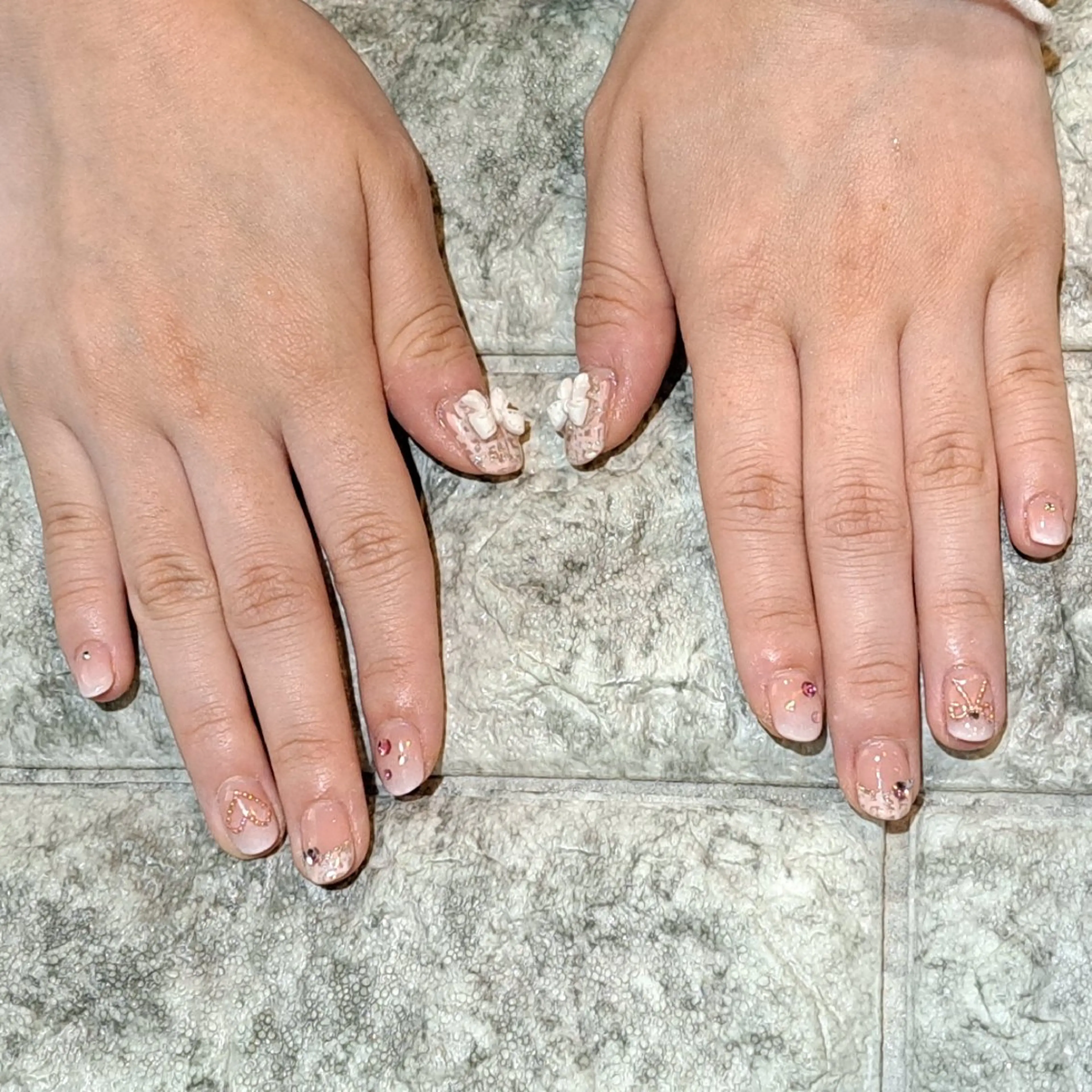 ネイル ハンドネイル RounGe町田店 🧸大谷のネイルデザイン