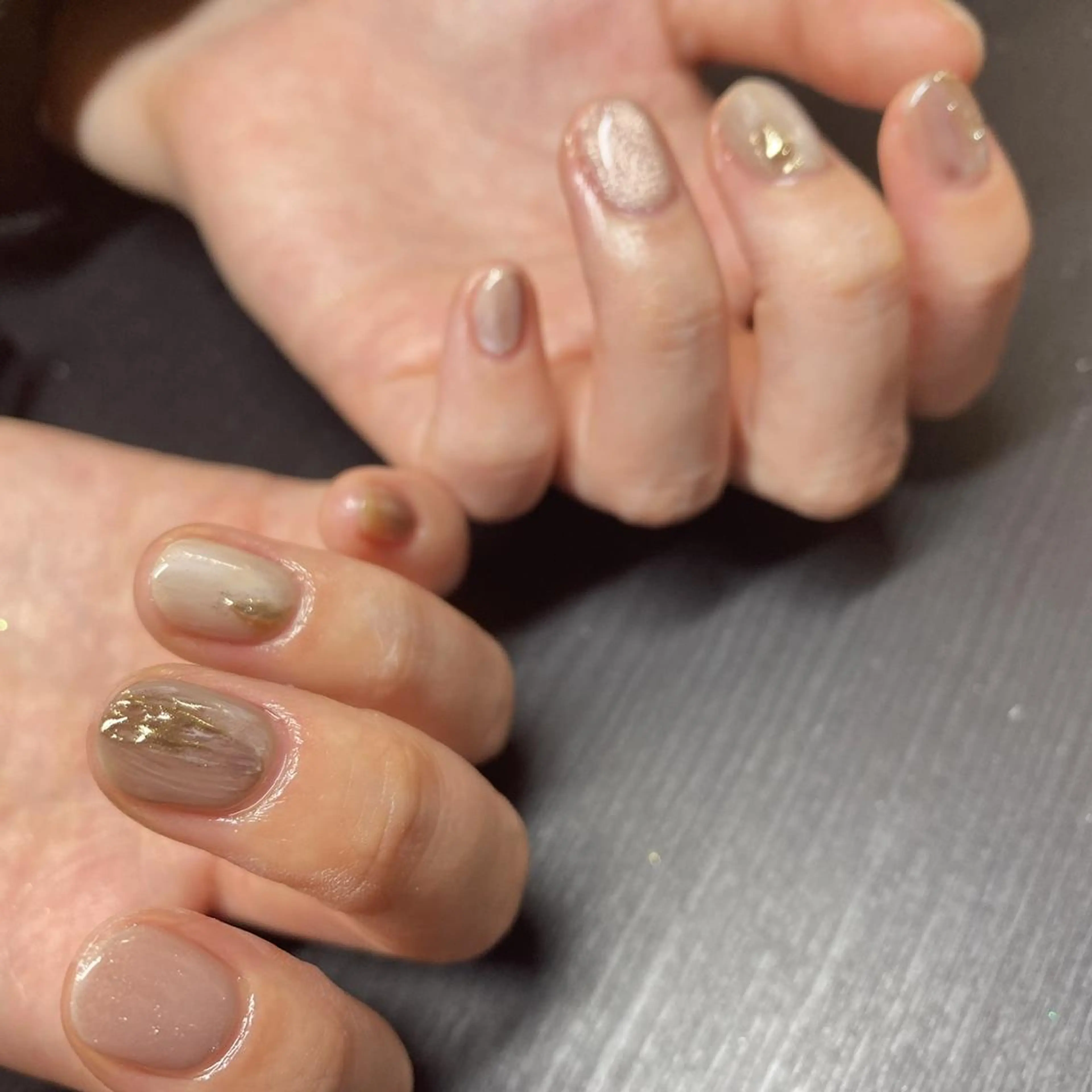 ショート カラー パーマ ヘアアレンジ メンズ アイブロウ マツエク・マツパ ネイル キッズ ease NAIL SALONのネイルデザイン