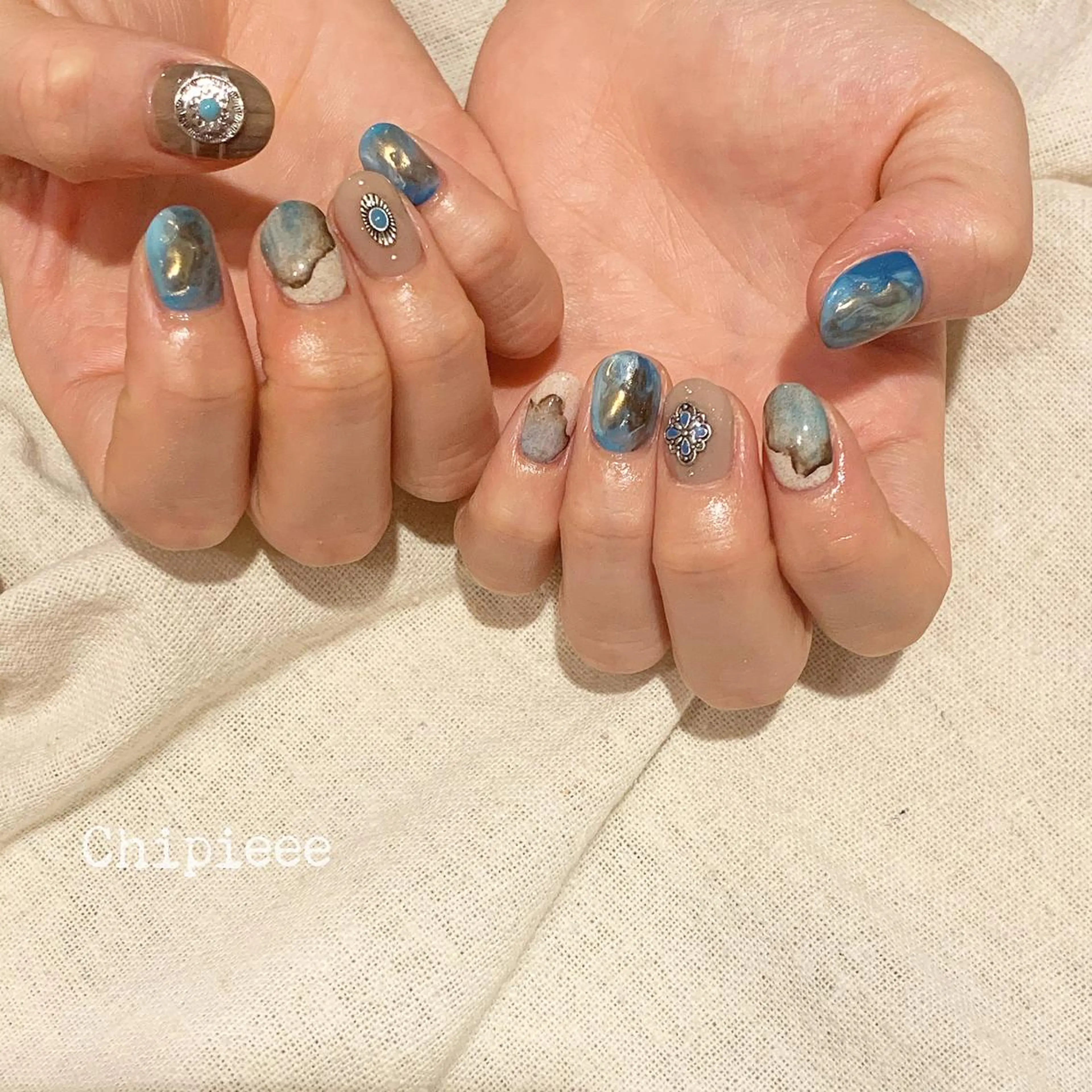 ネイル ハンドネイル revia所属・ERI Nailistのネイルデザイン