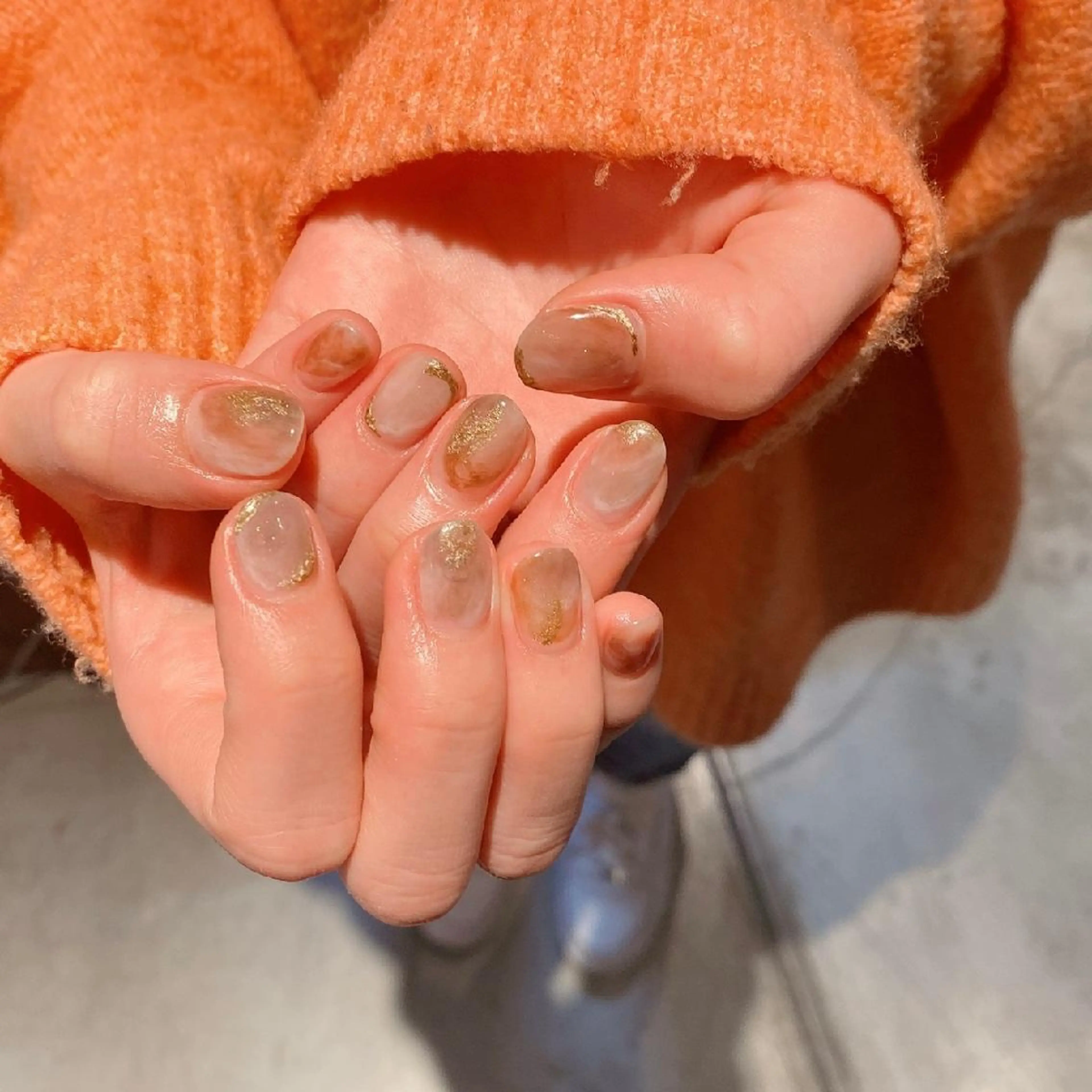 〔*自爪を痛めないパラジェル*〕 ♡handニュアンスdesignコース(オフあり)🩰﹏♡の写真