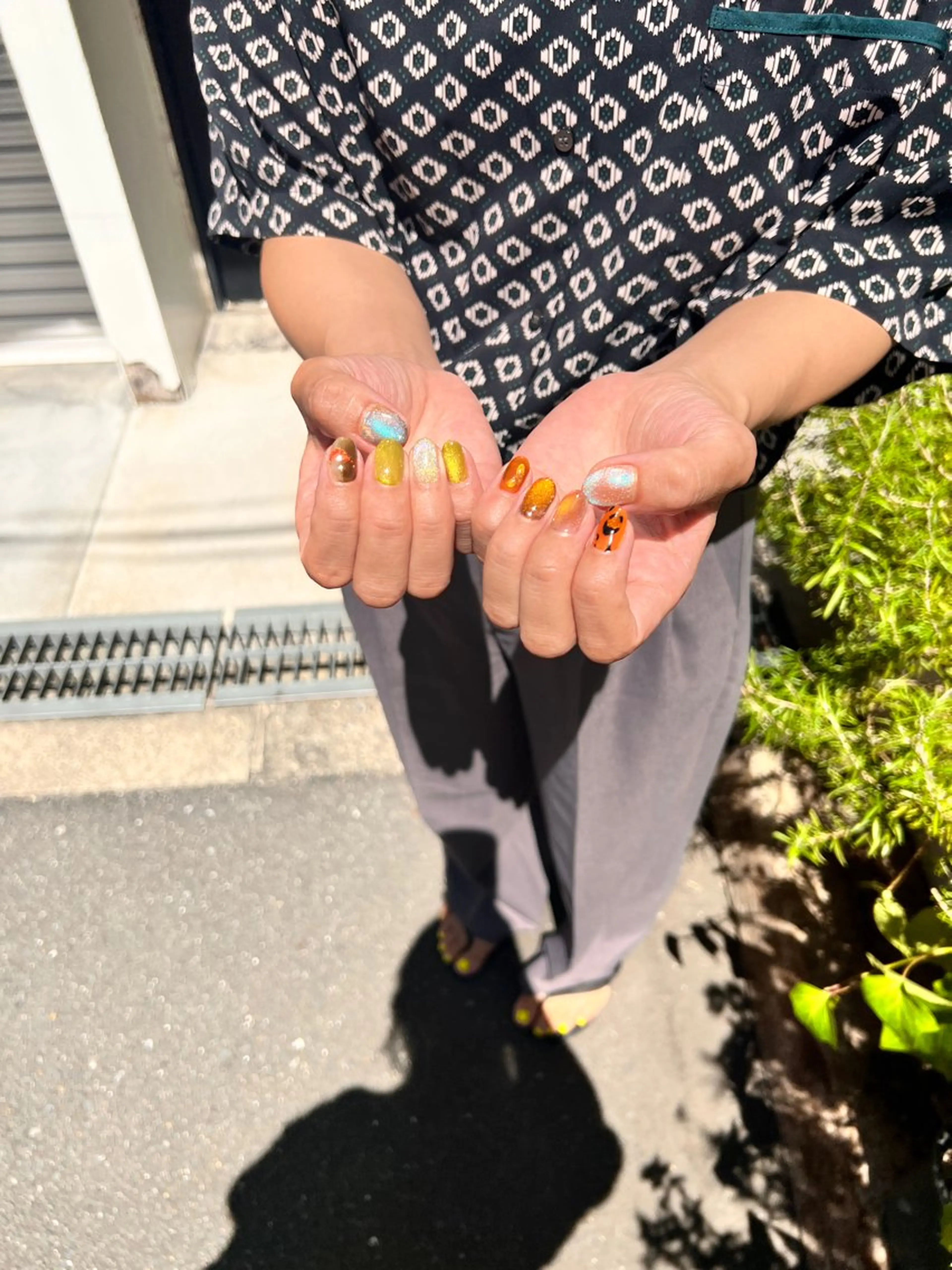 ネイル LEFTNAILS フィルインニュアンスのネイルデザイン