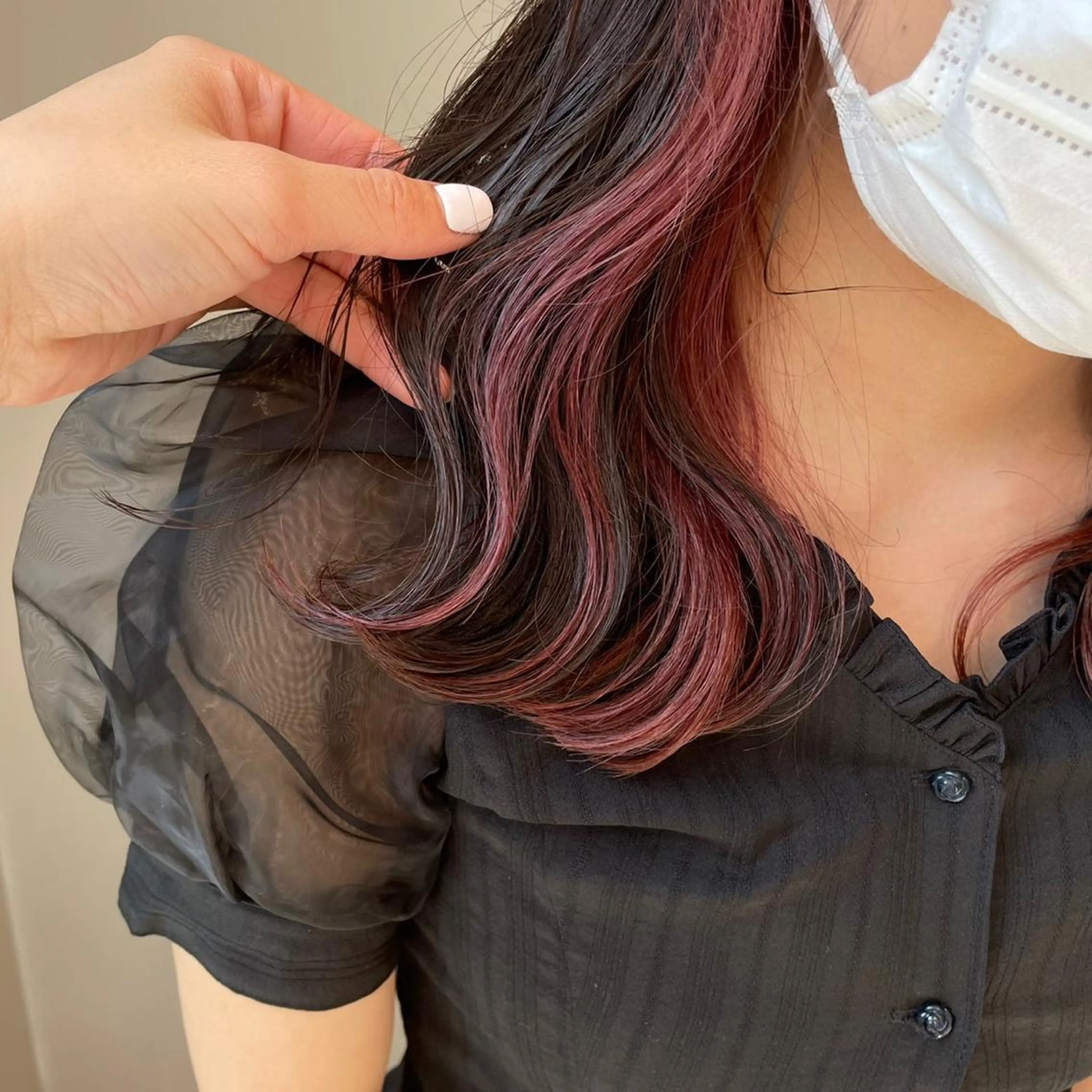 カラー ブラウンカラー ピンクカラー Wカラー🎀/ 韓国風/TOMOMIのヘアスタイル