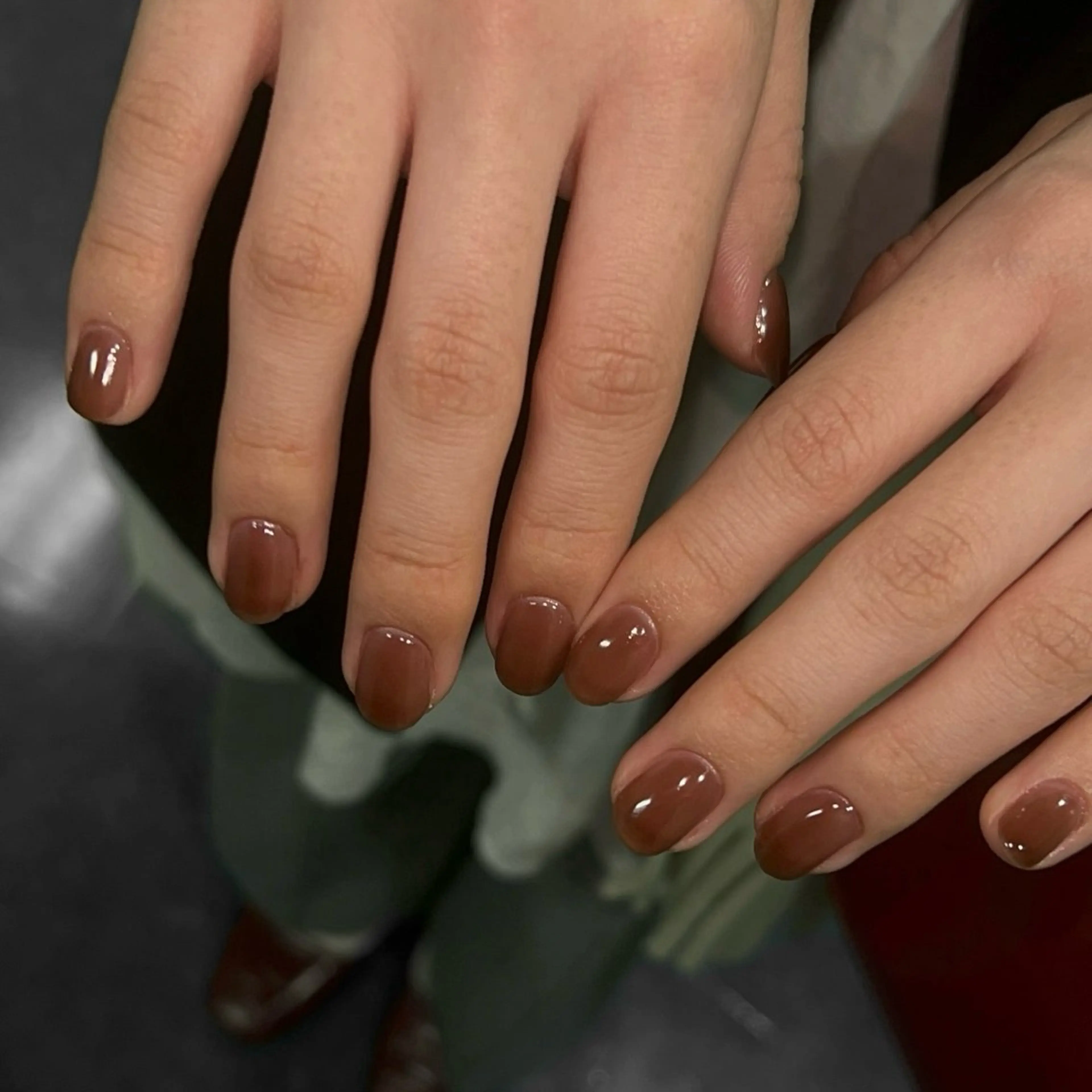 ネイル ブラウン minuit Fuuのネイルデザイン